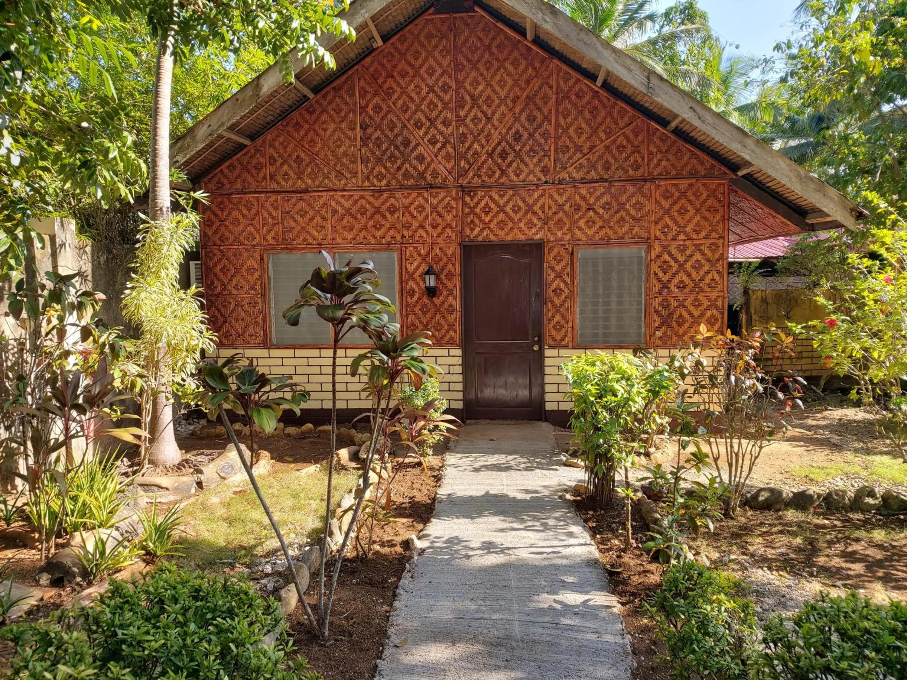 Garden in Anda Poseidon’s Beach Resort