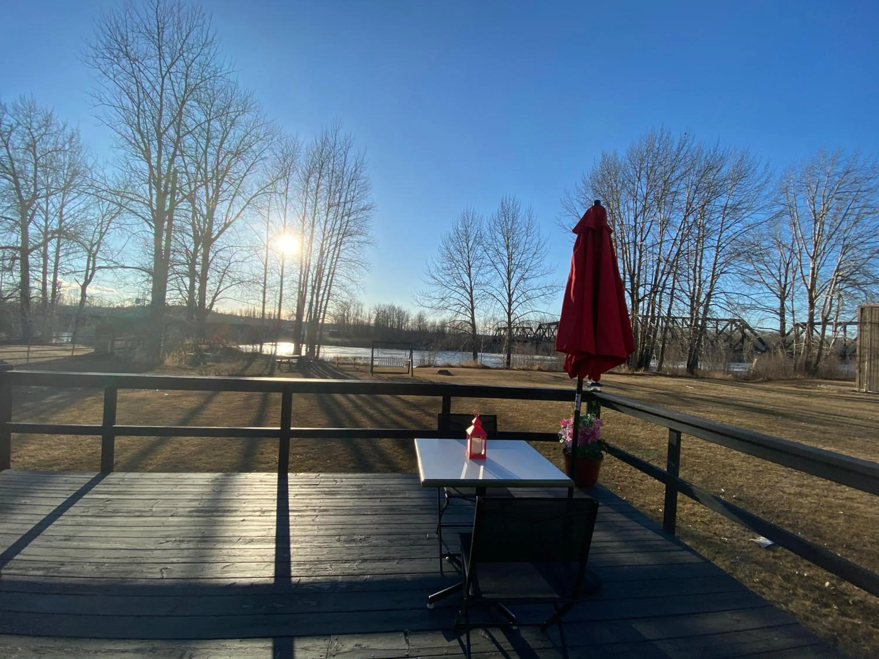 Patio in Ramada by Wyndham Whitecourt