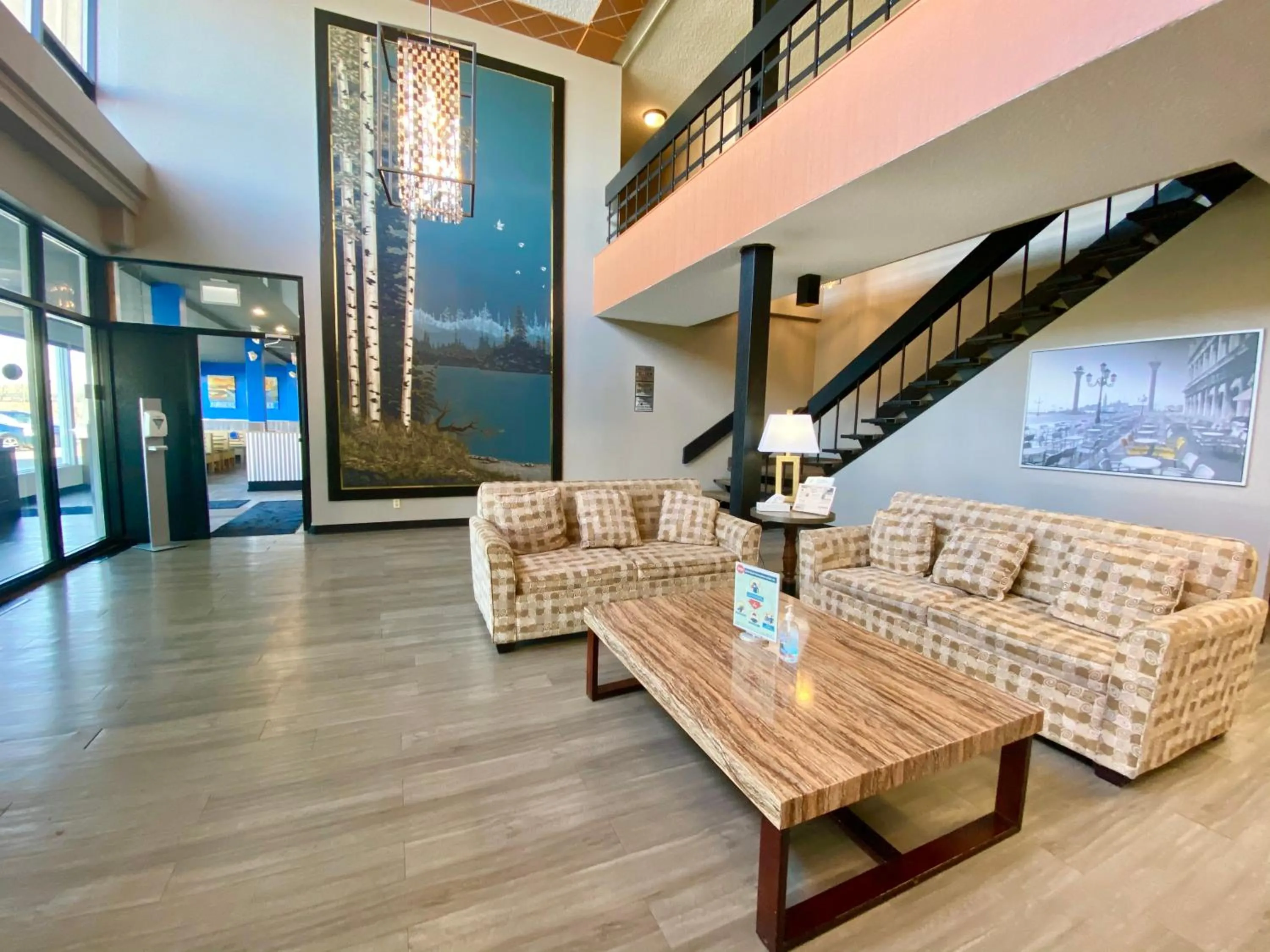 Seating area in Ramada by Wyndham Whitecourt