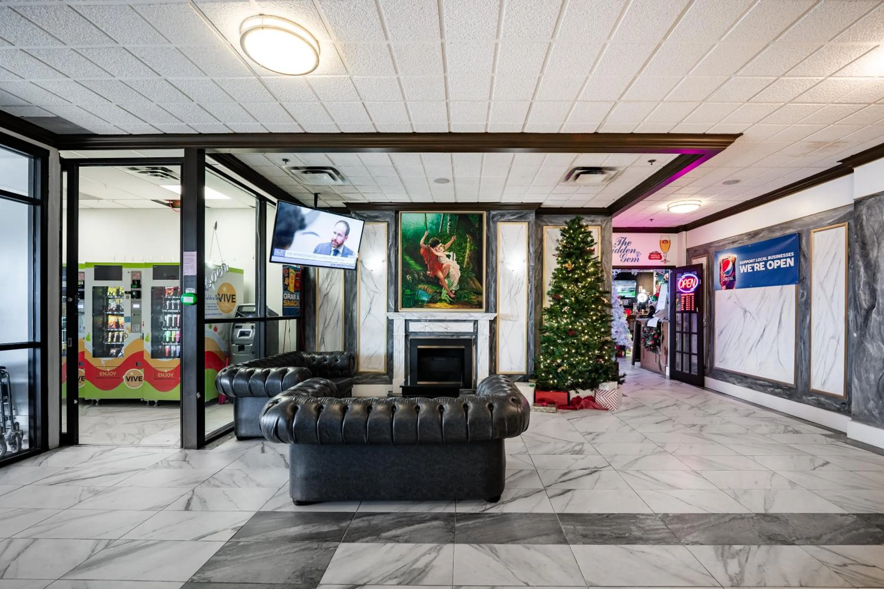 Lobby or reception in HFX Airport Hotel