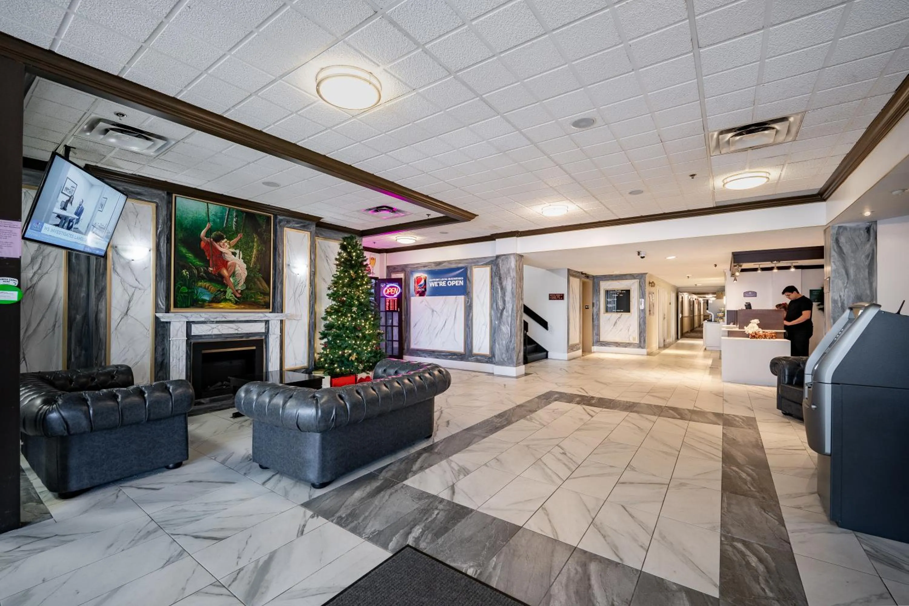 Lobby or reception in HFX Airport Hotel