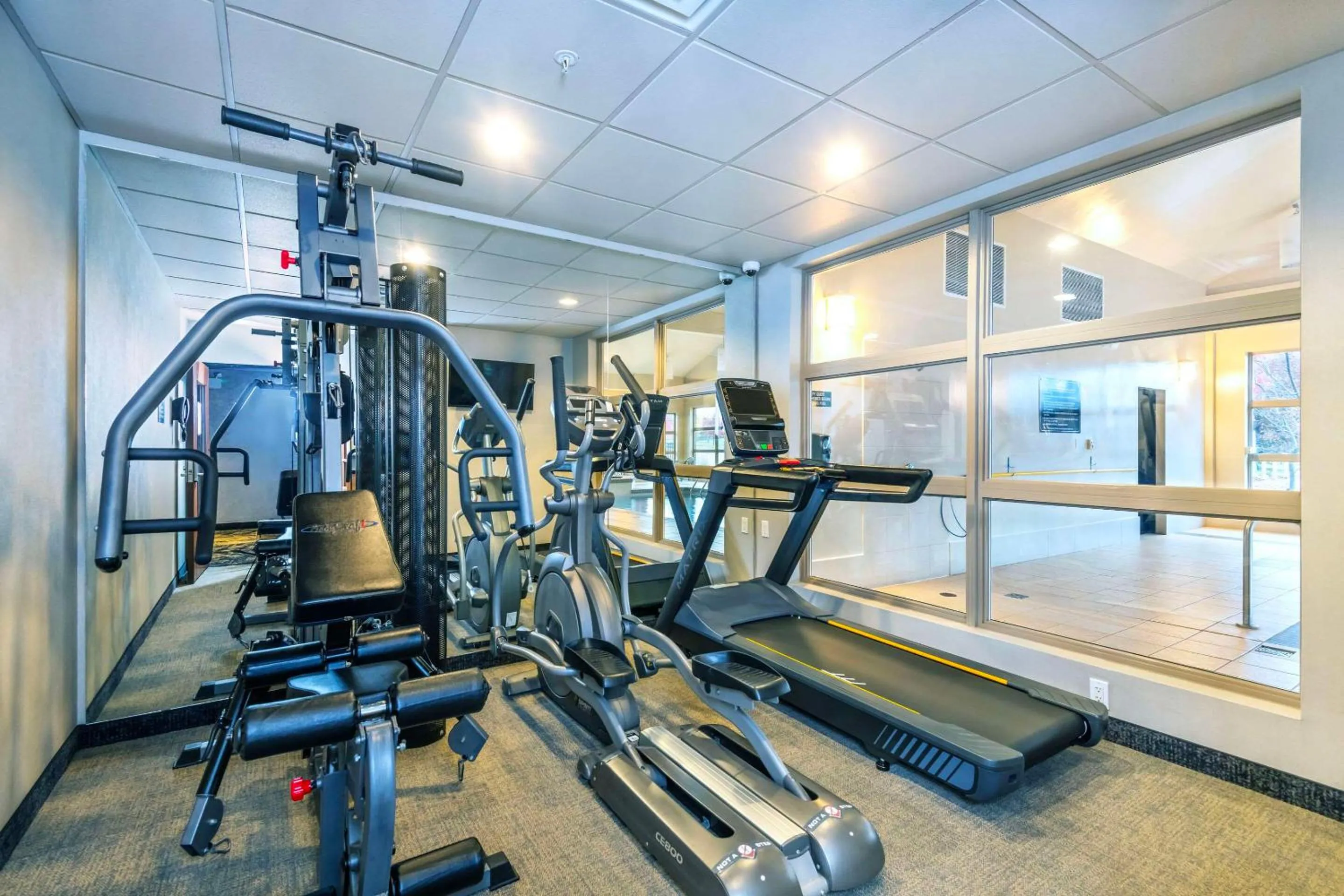 Fitness centre/facilities in Quality Inn & Suites