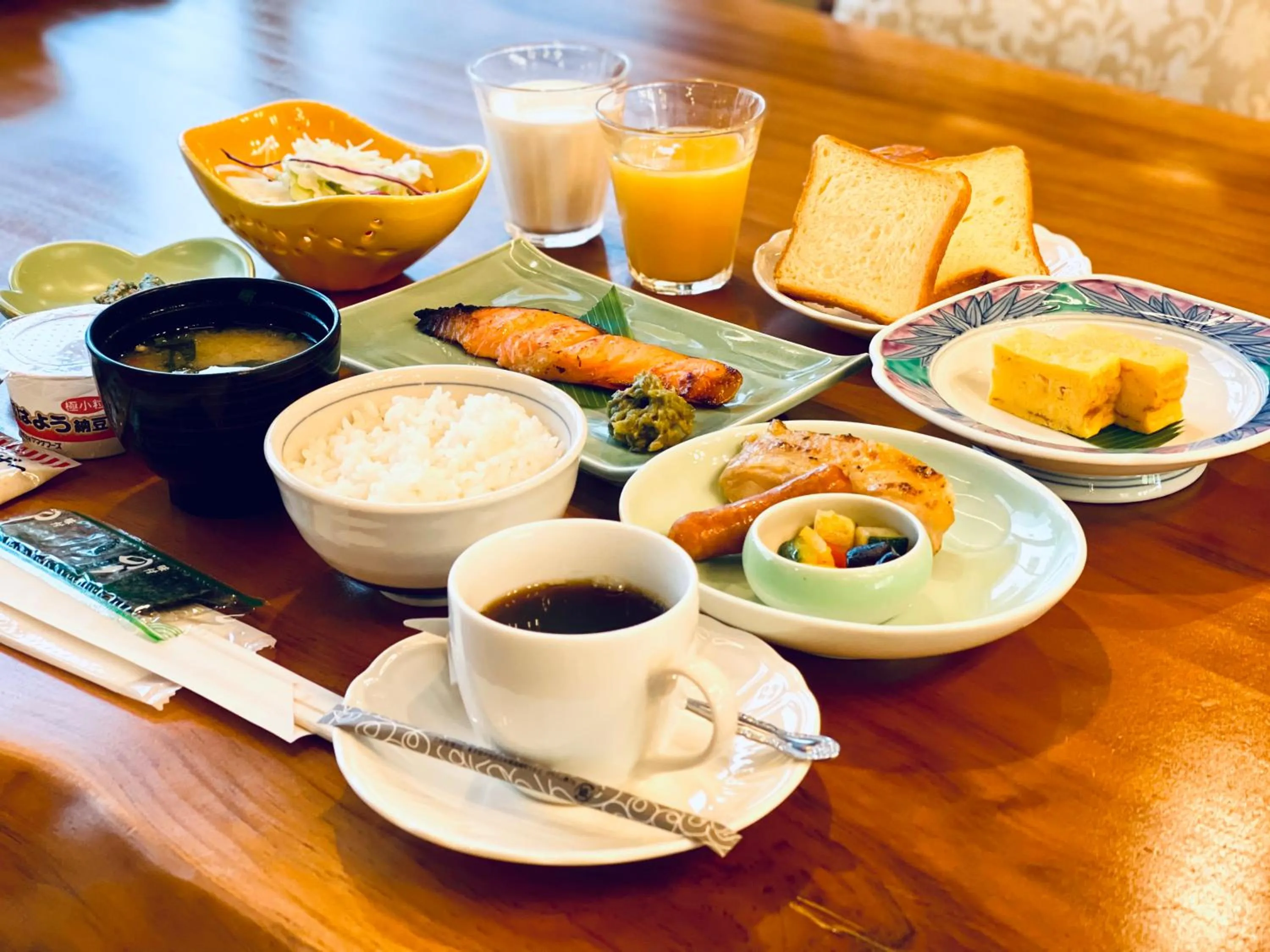 Food and drinks in Kurobe Sunvalley Hotel
