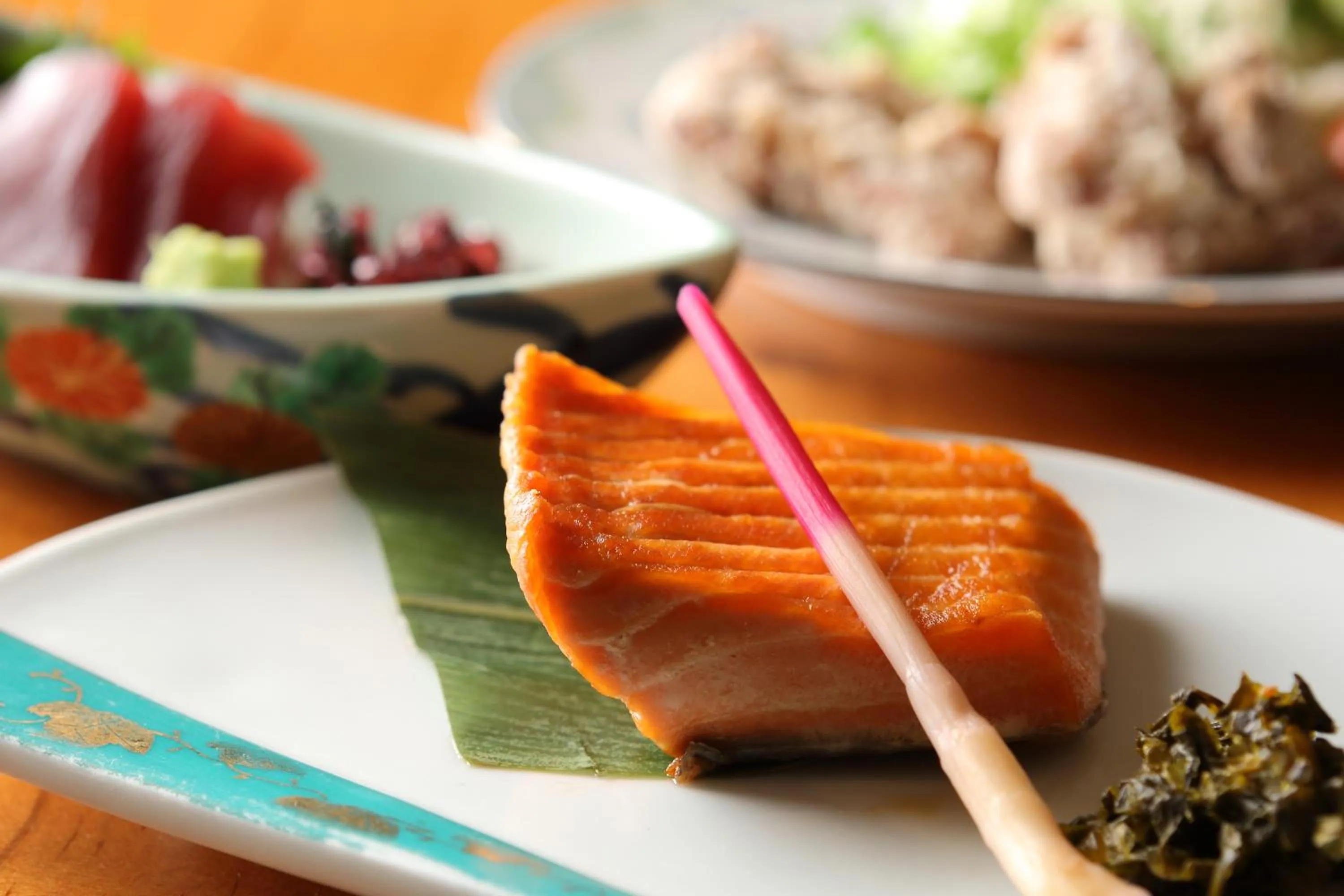 Food close-up in Kurobe Sunvalley Hotel