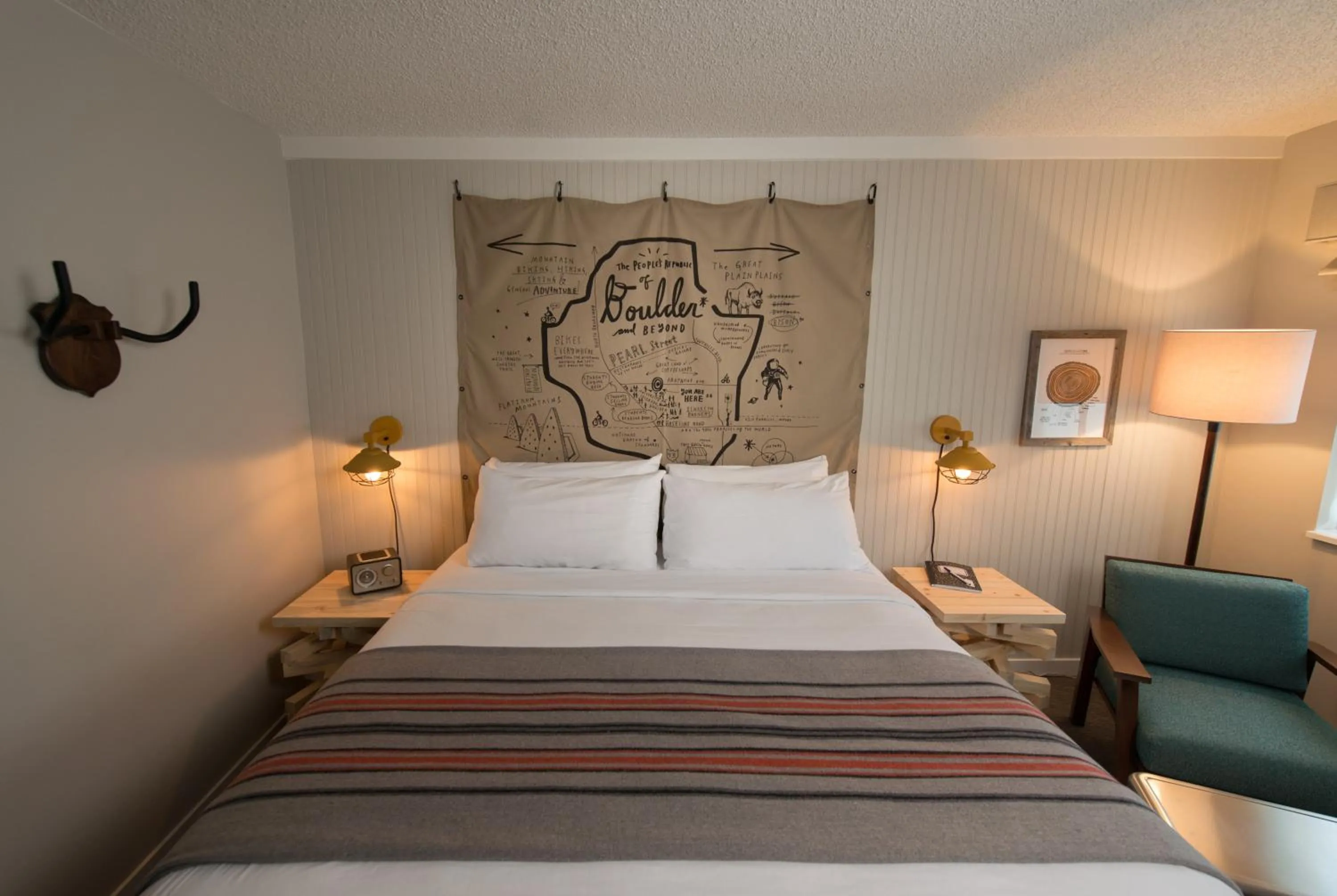 Bed in Basecamp Boulder