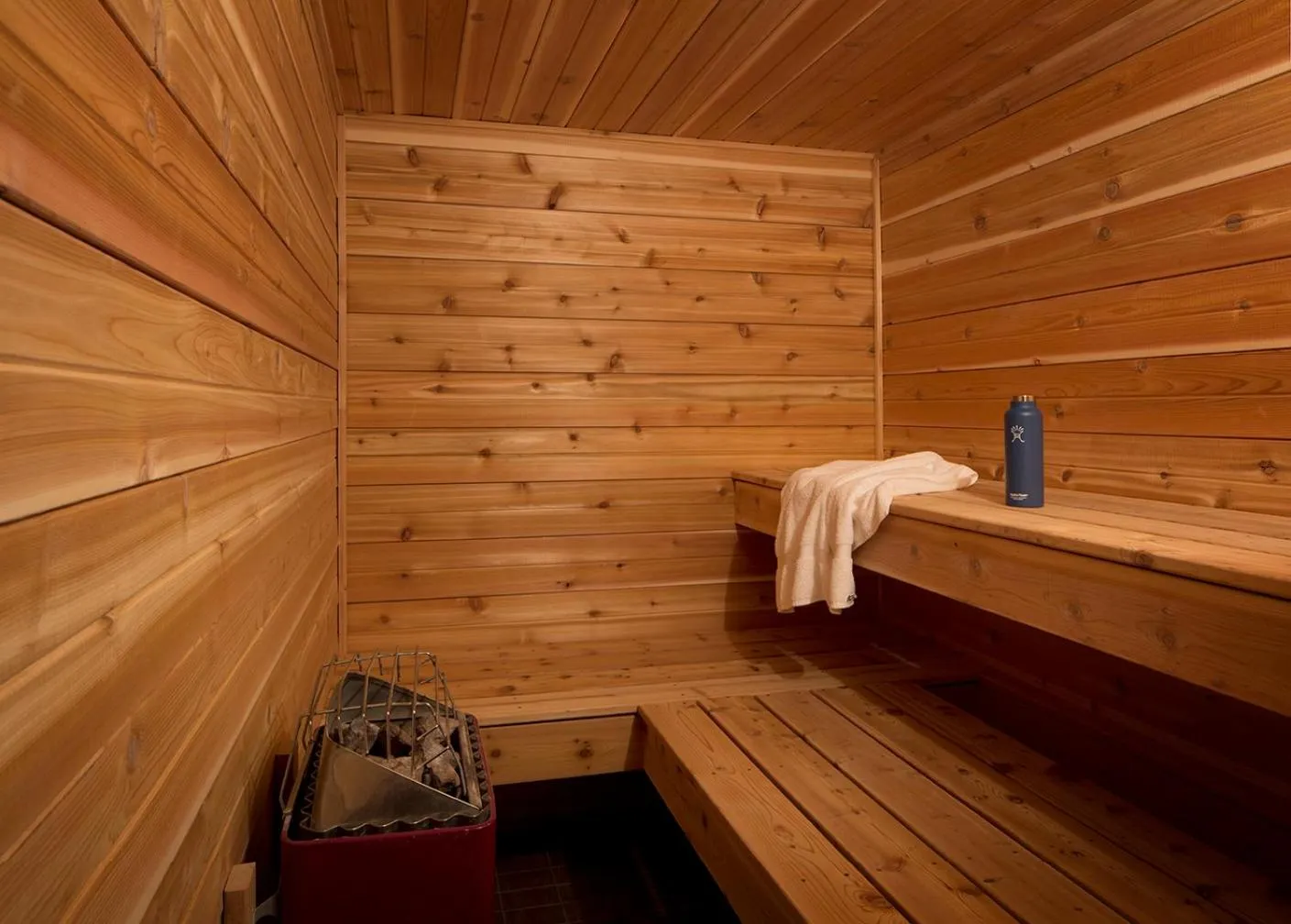 Sauna in Basecamp Boulder
