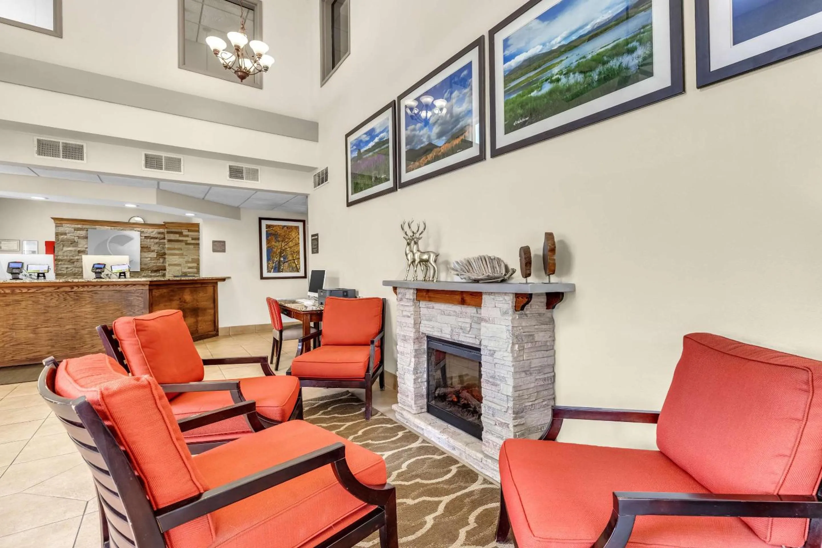 Lobby or reception in Comfort Inn Denver West Arvada Station
