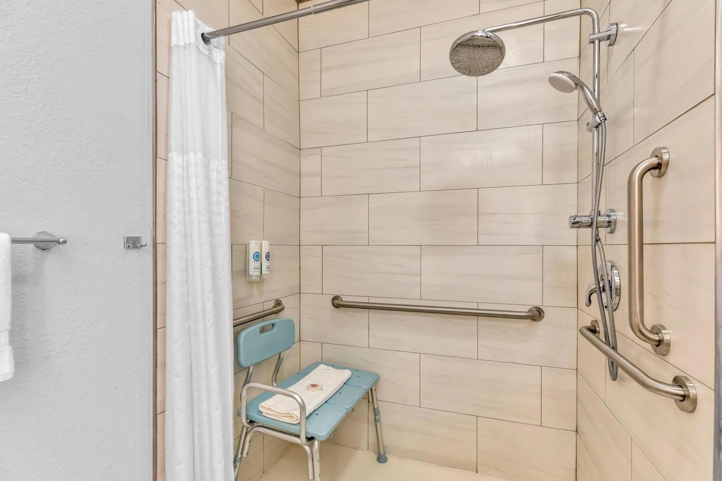 Shower in Comfort Inn Denver West Arvada Station