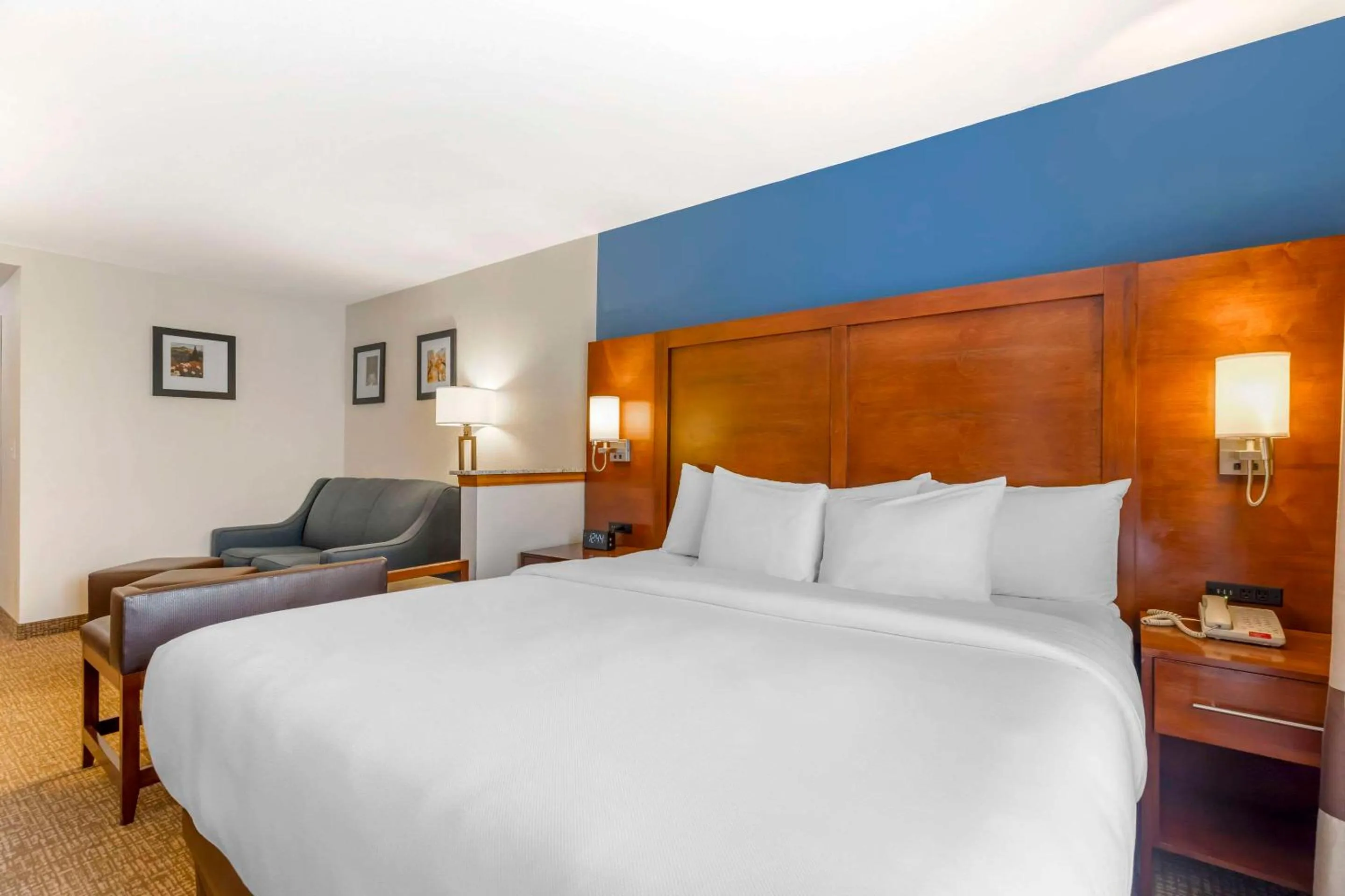 Bedroom, Bed in Comfort Suites Longmont