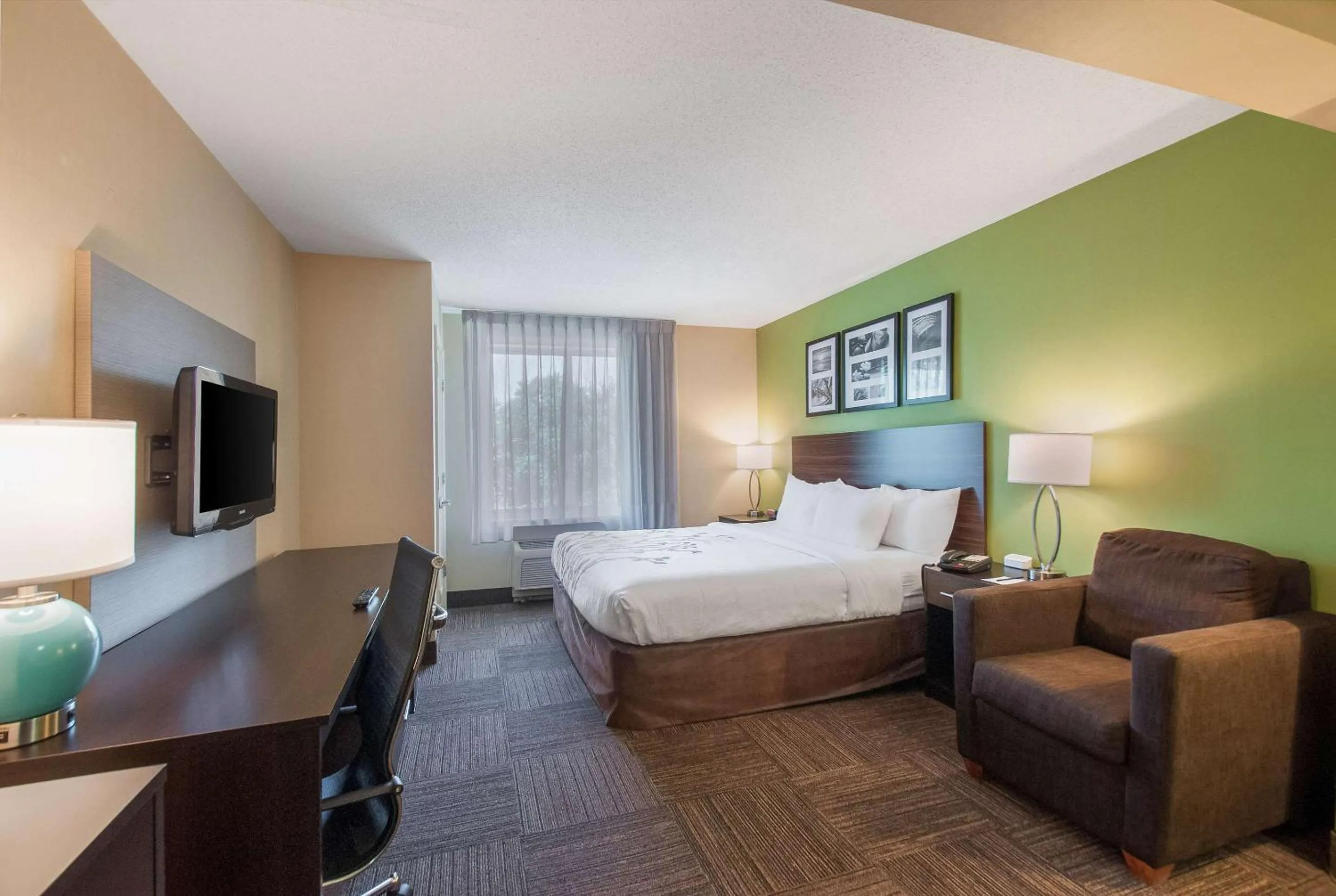 Bedroom, Bed in Sleep Inn & Suites Dover University Area