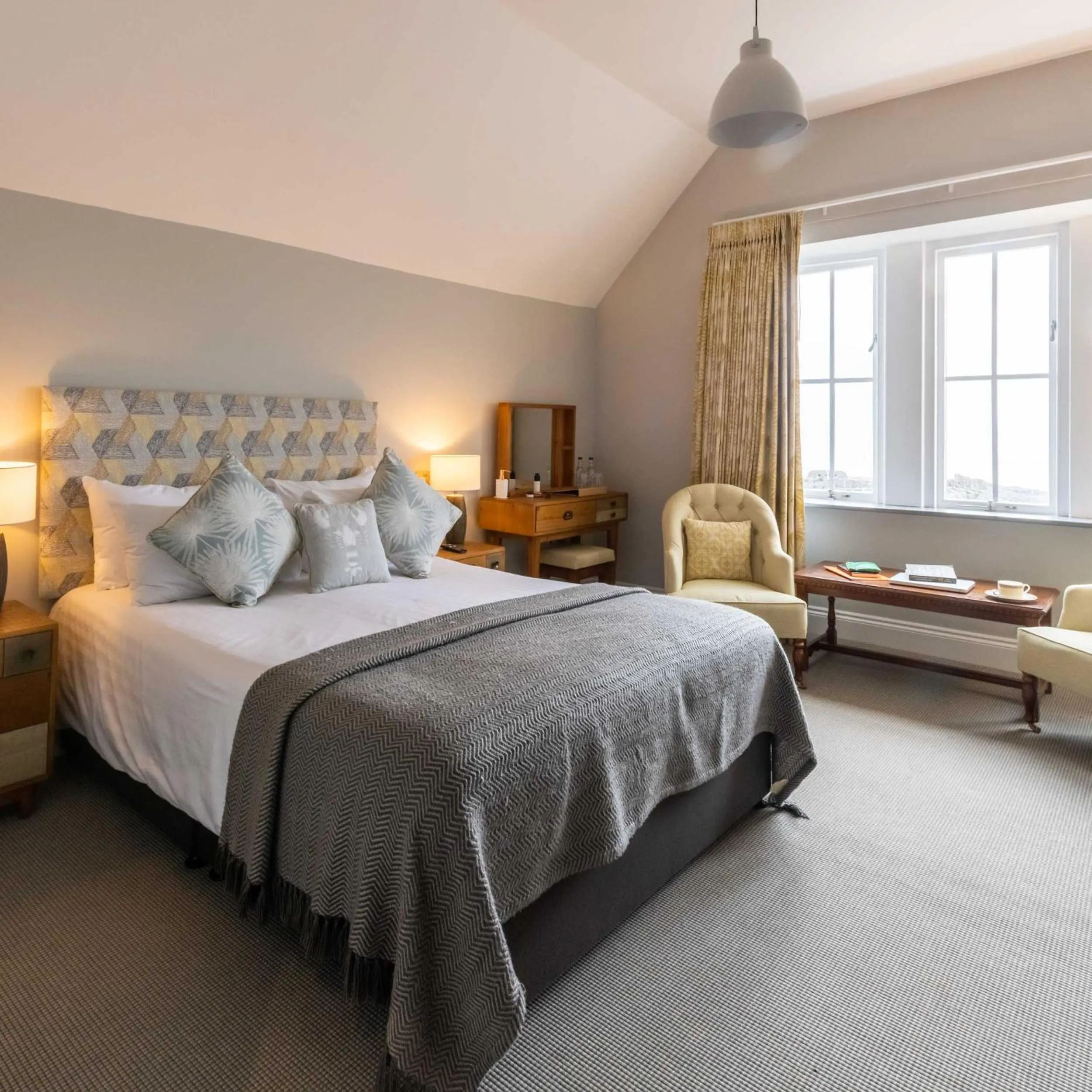 Bedroom, Bed in The Porlock Weir Hotel