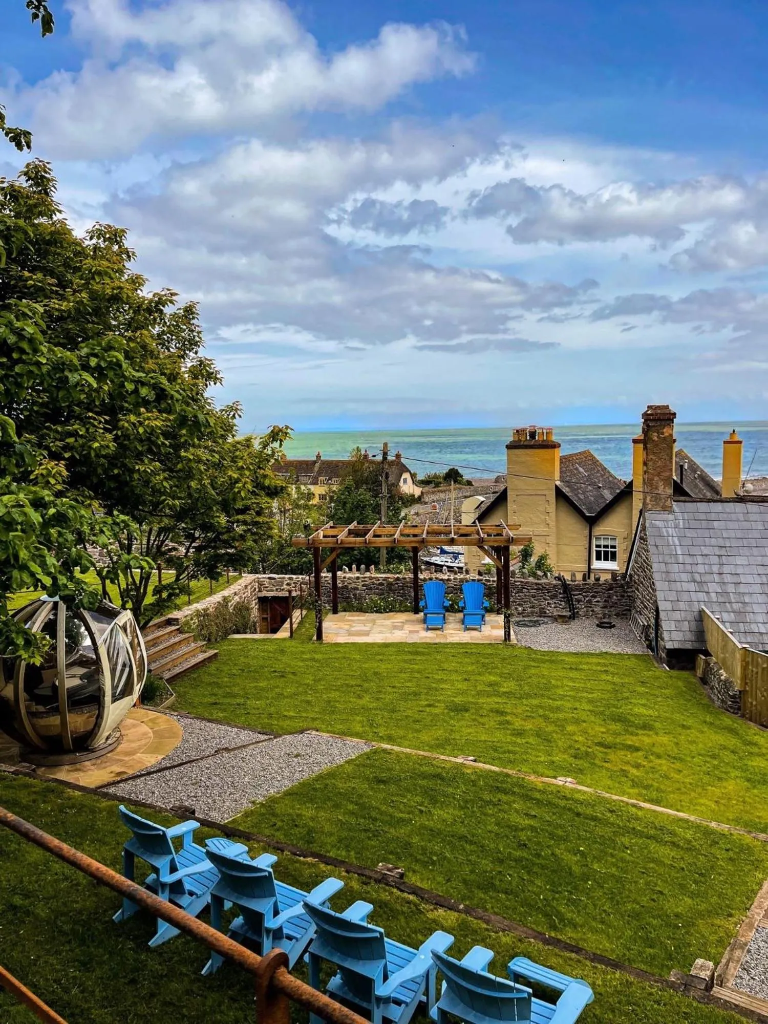 Garden in The Porlock Weir Hotel