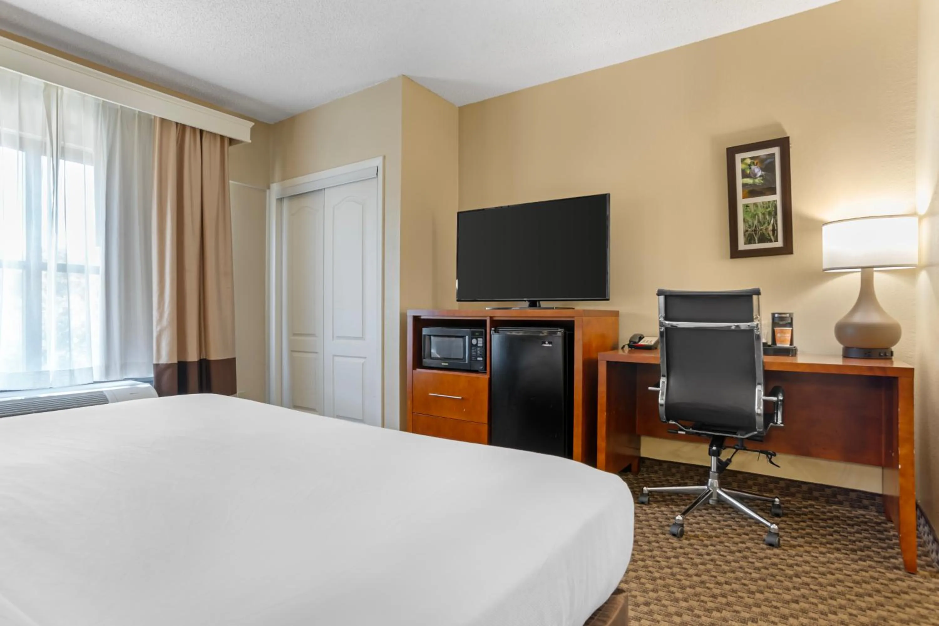 Bed in Comfort Suites Tallahassee Capitol - University Area