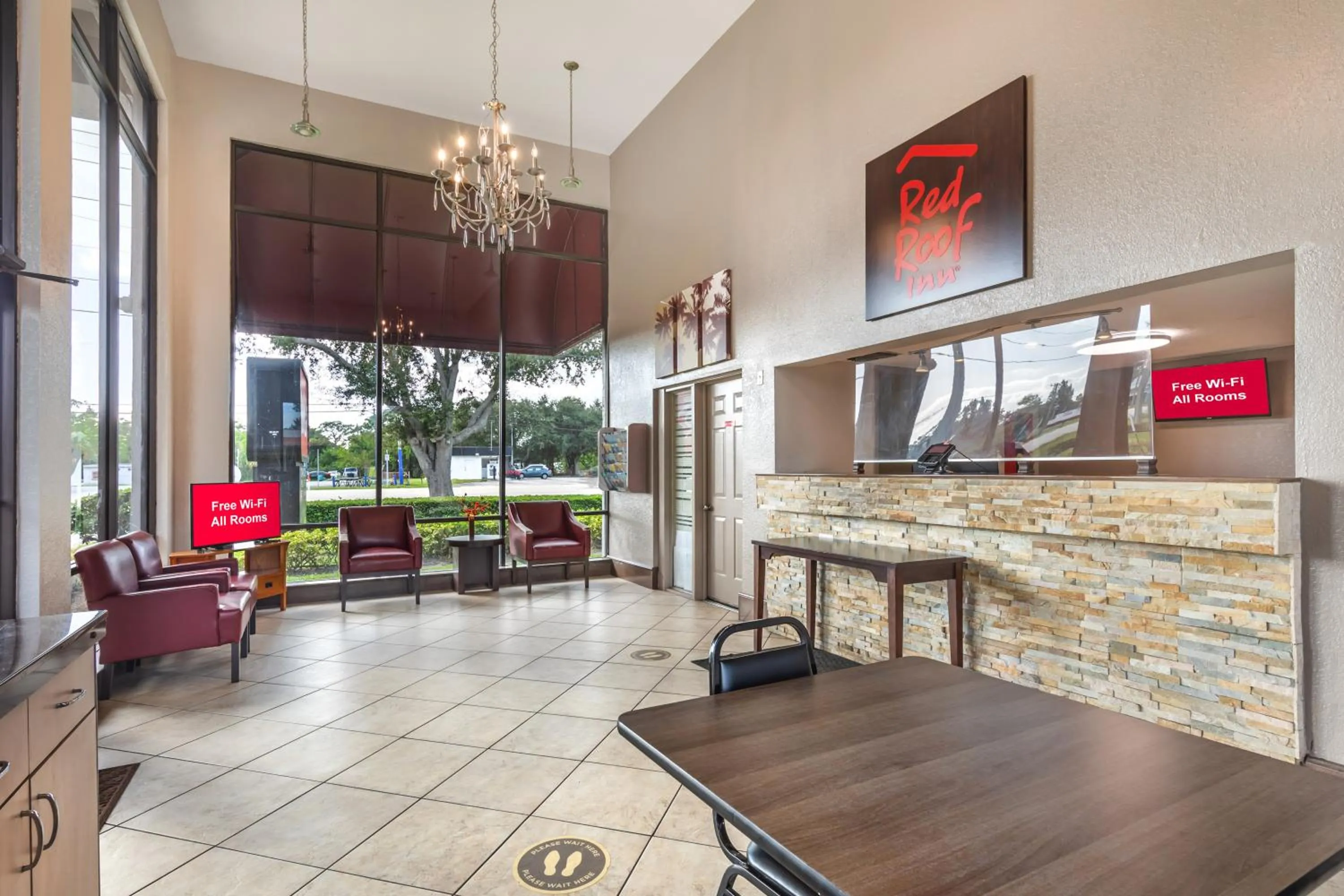 Lobby or reception in Red Roof Inn Ft Pierce