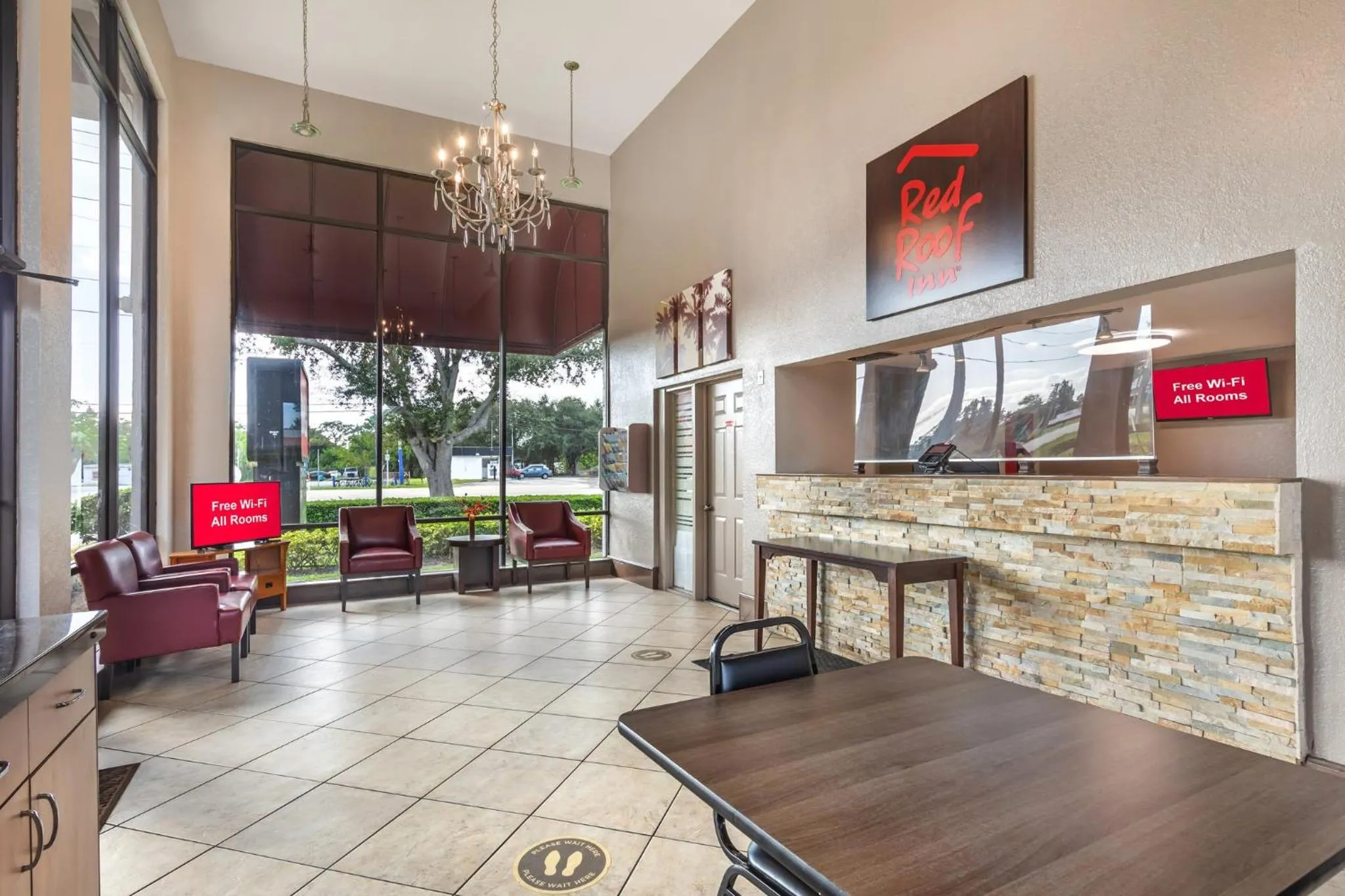Lobby or reception in Red Roof Inn Ft Pierce