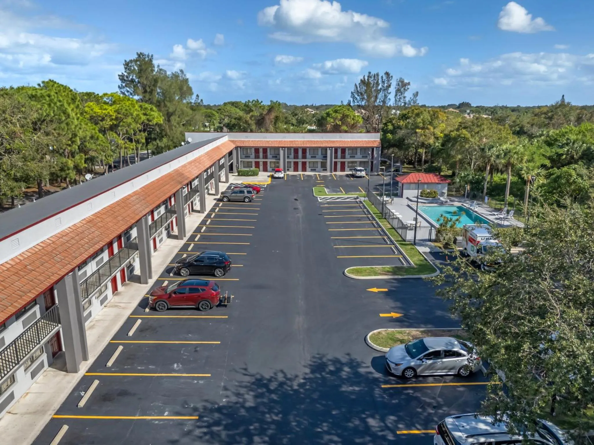 Bird's eye view in Red Roof Inn Ft Pierce