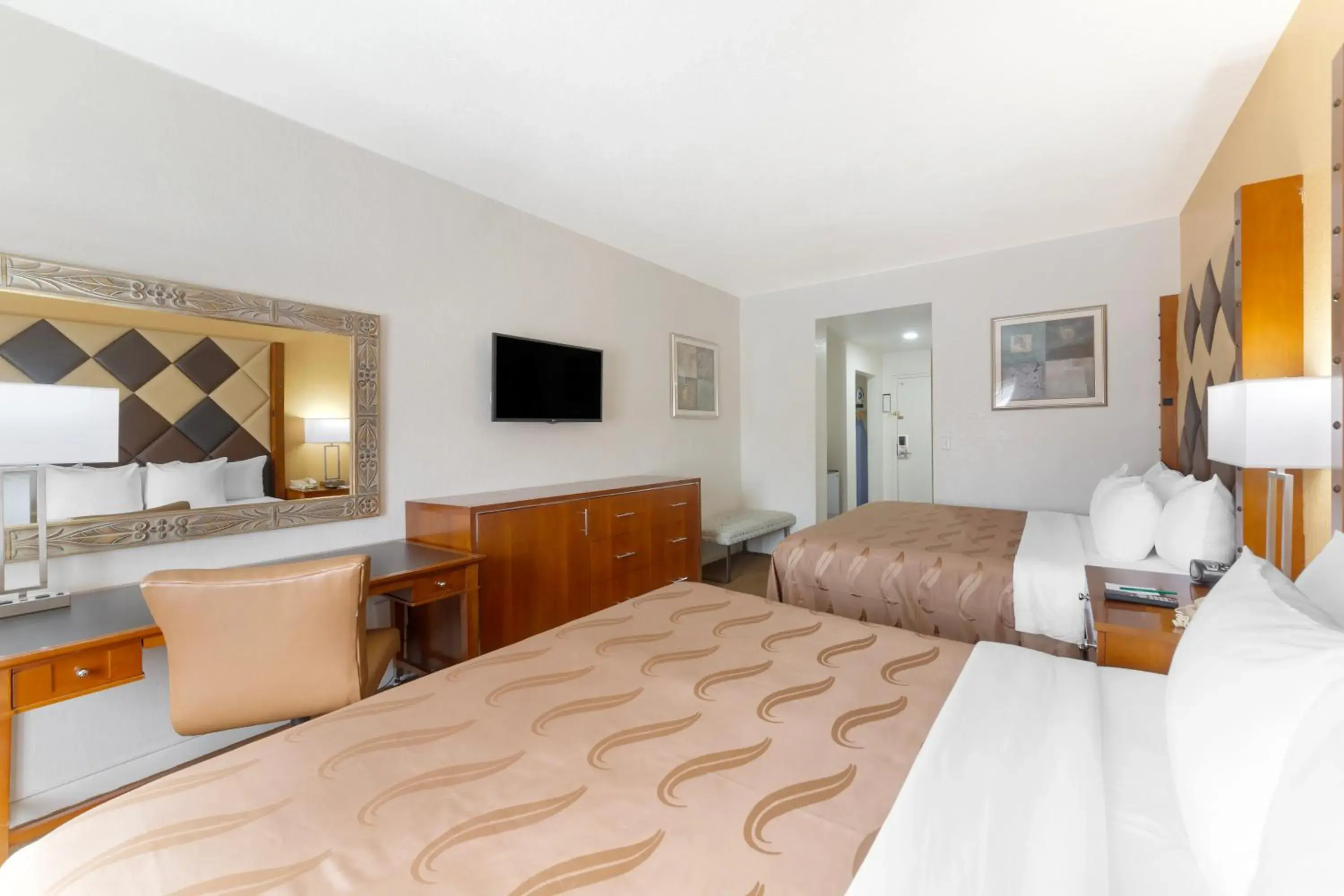 Queen Room with Two Queen Beds - Non-Smoking - Interior Hall in Quality Inn Florida City - Gateway to the Keys Queen Room with Two Queen Beds - Non-Smoking - Interior Hall in Quality Inn Florida City - Gateway to the Keys