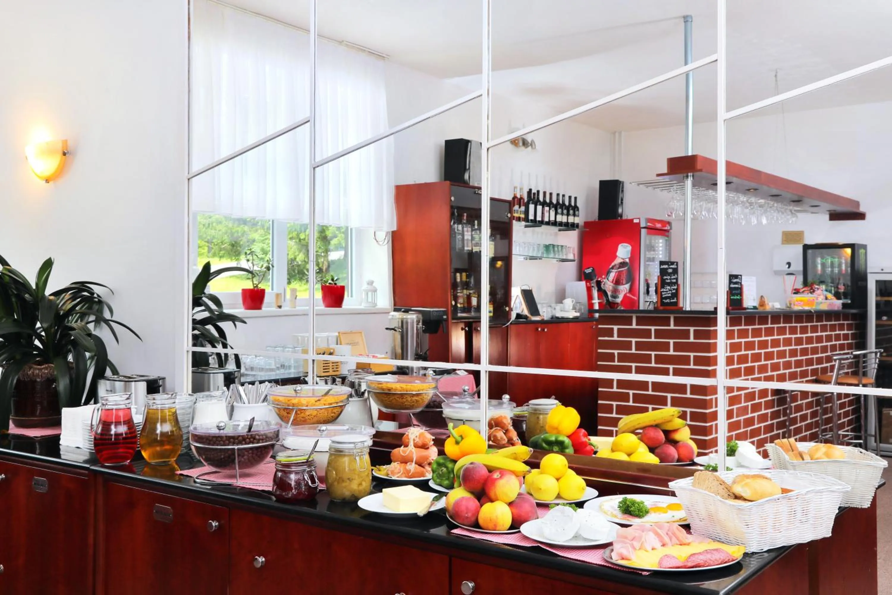 Buffet breakfast in Hotel Lenka