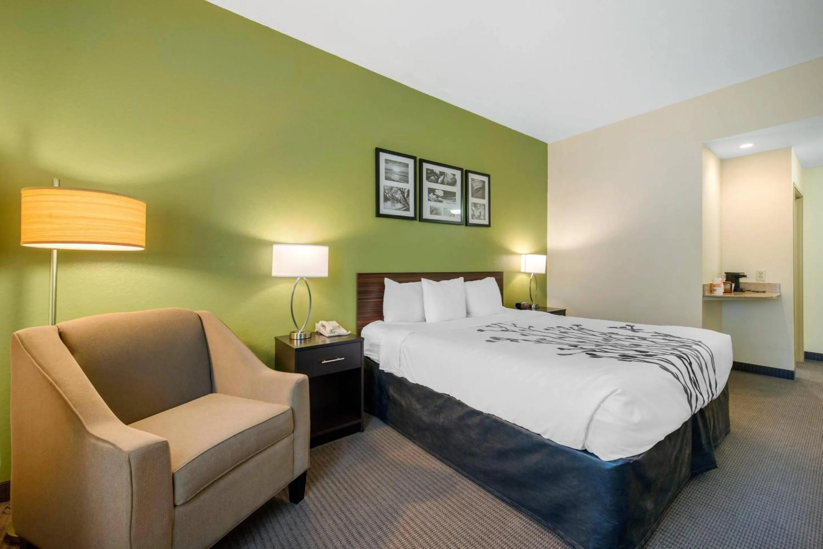 Bedroom, Bed in Sleep Inn & Suites Port Charlotte-Punta Gorda