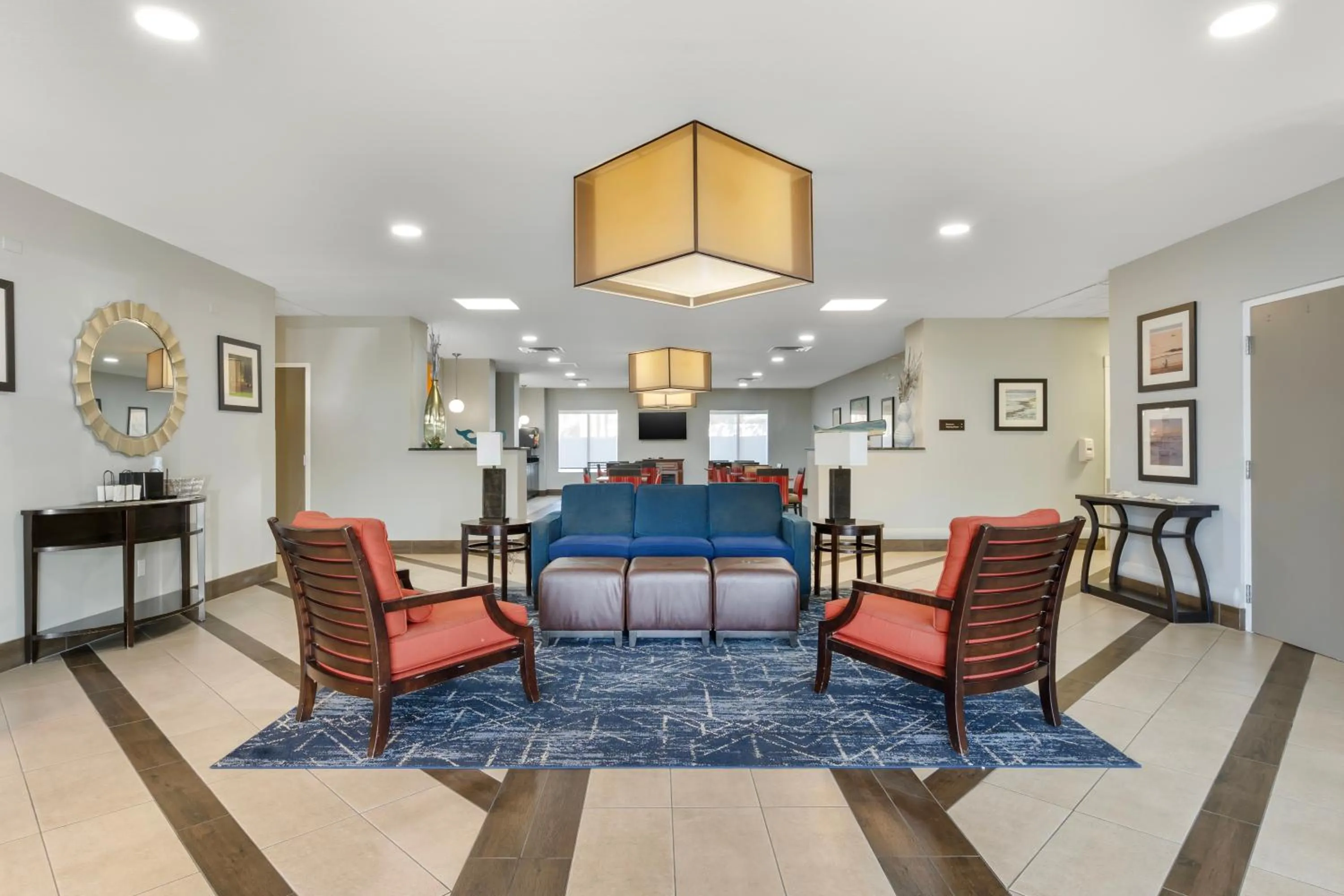 Lobby or reception in Comfort Suites West Jacksonville