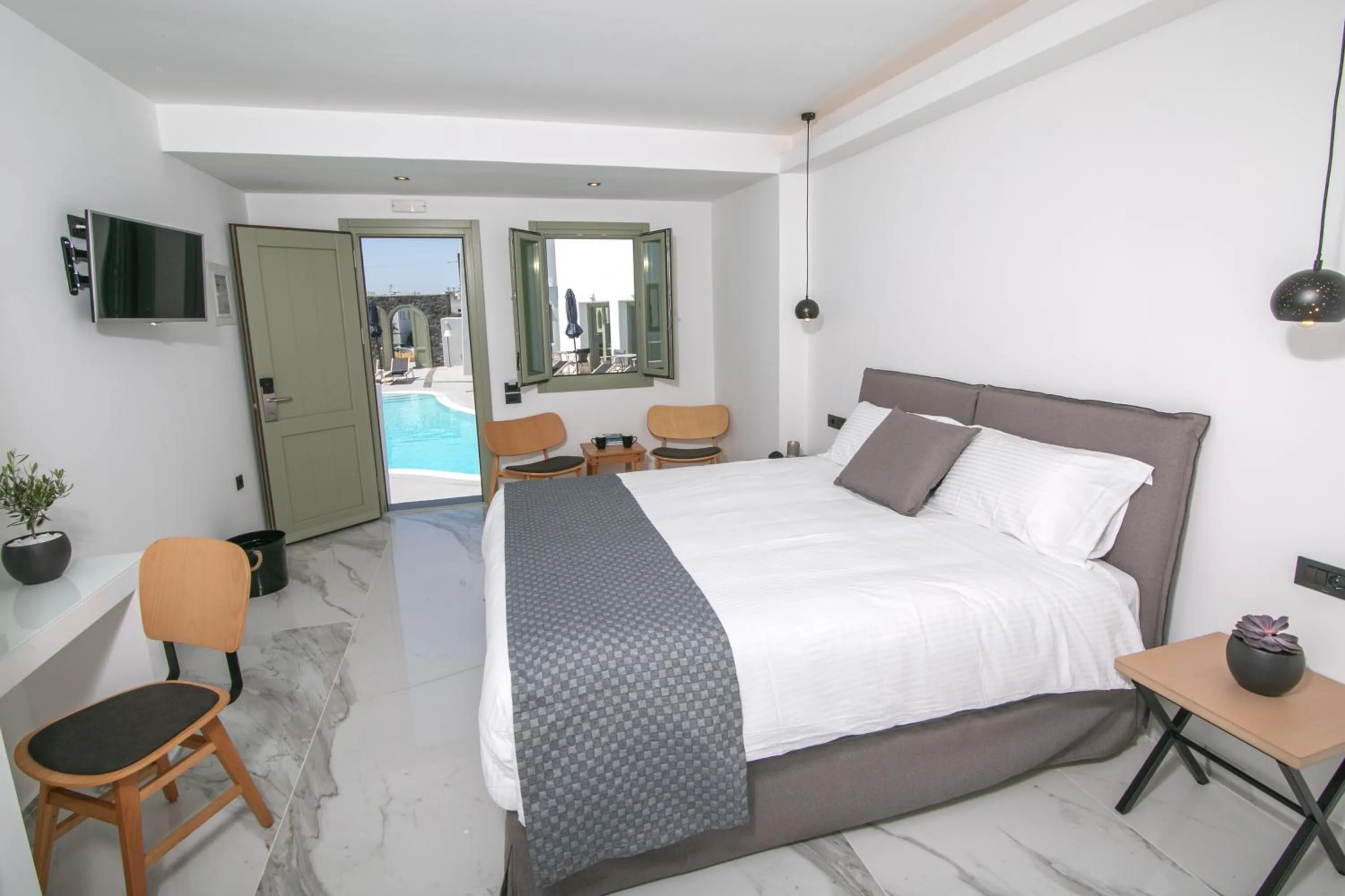Bed in Kallos Imar Boutique Hotel