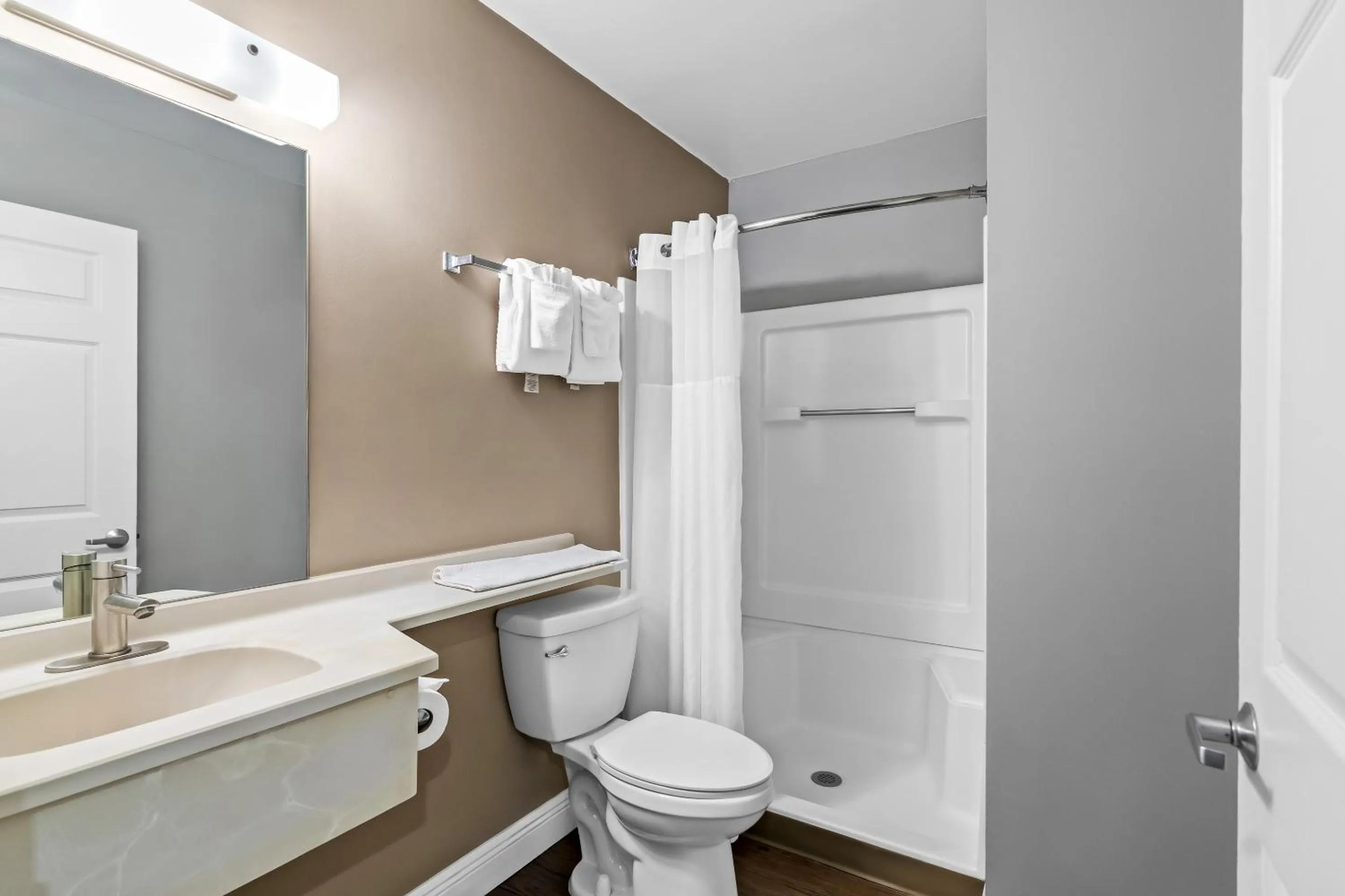 Shower in Suburban Studios Stuart near Federal Hwy 1