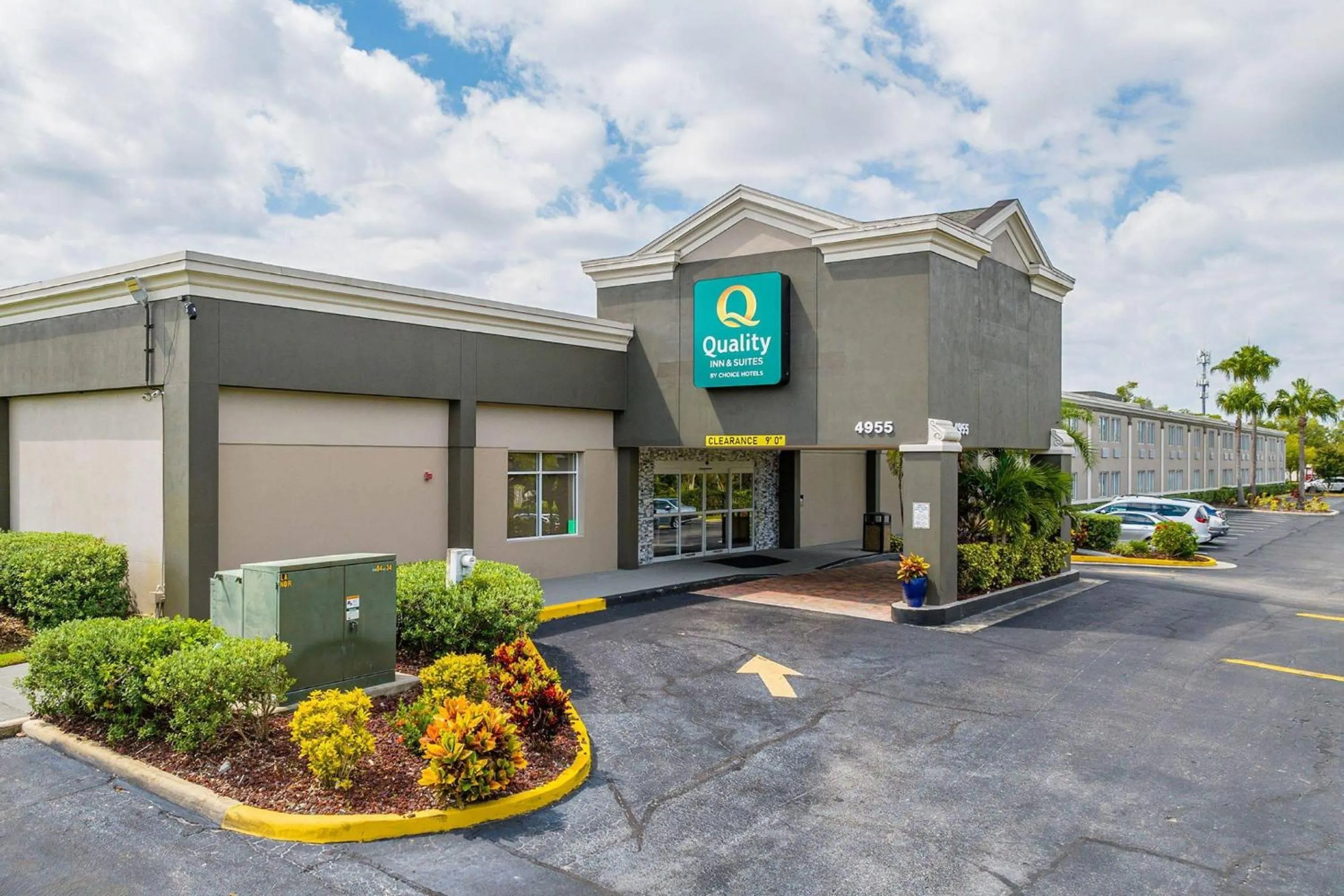 Property building in Quality Inn & Suites Tampa near Fairgrounds and Casino