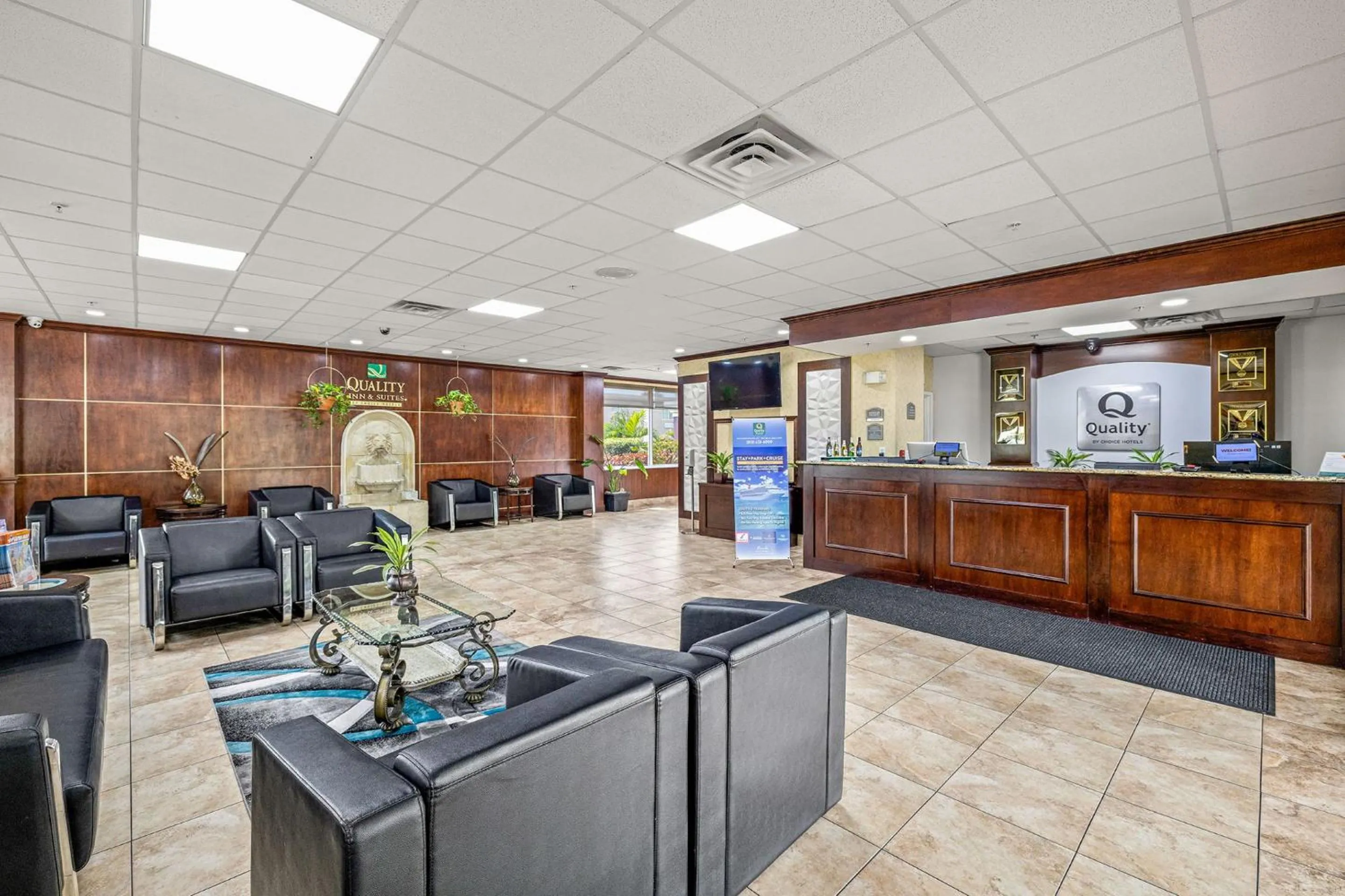 Lobby or reception in Quality Inn & Suites Tampa near Fairgrounds and Casino