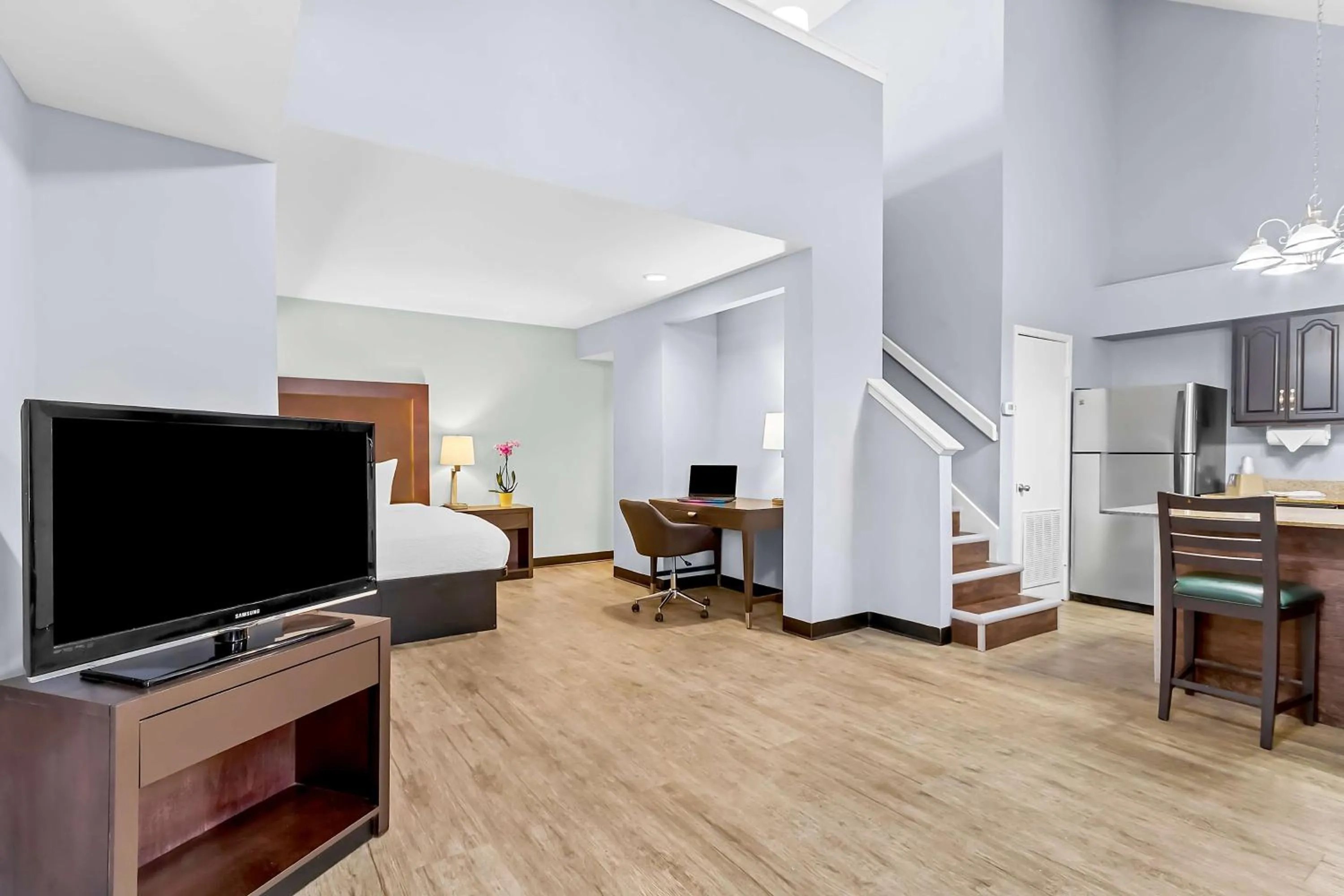 Bedroom, Bed in SureStay Studio by Best Western Pensacola