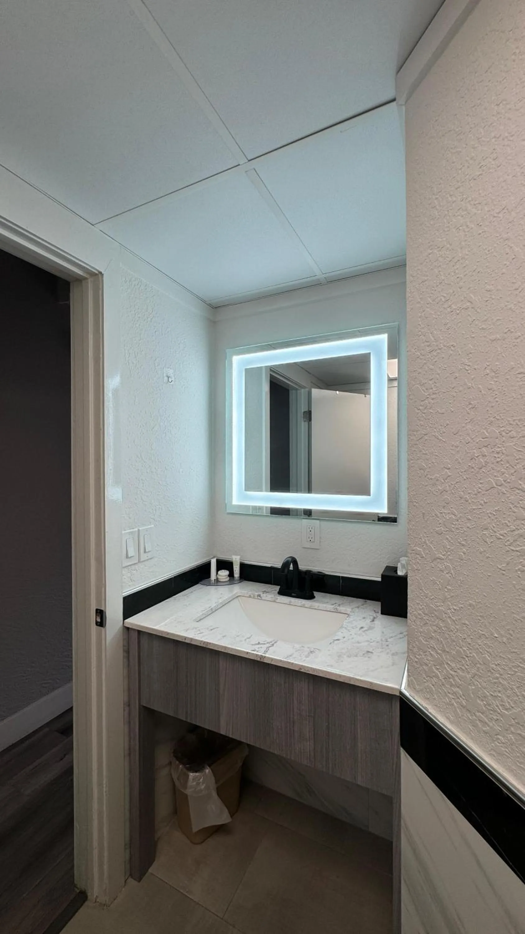 Bathroom in Clarion Pointe Tampa-Brandon Near Fairgrounds and Casino