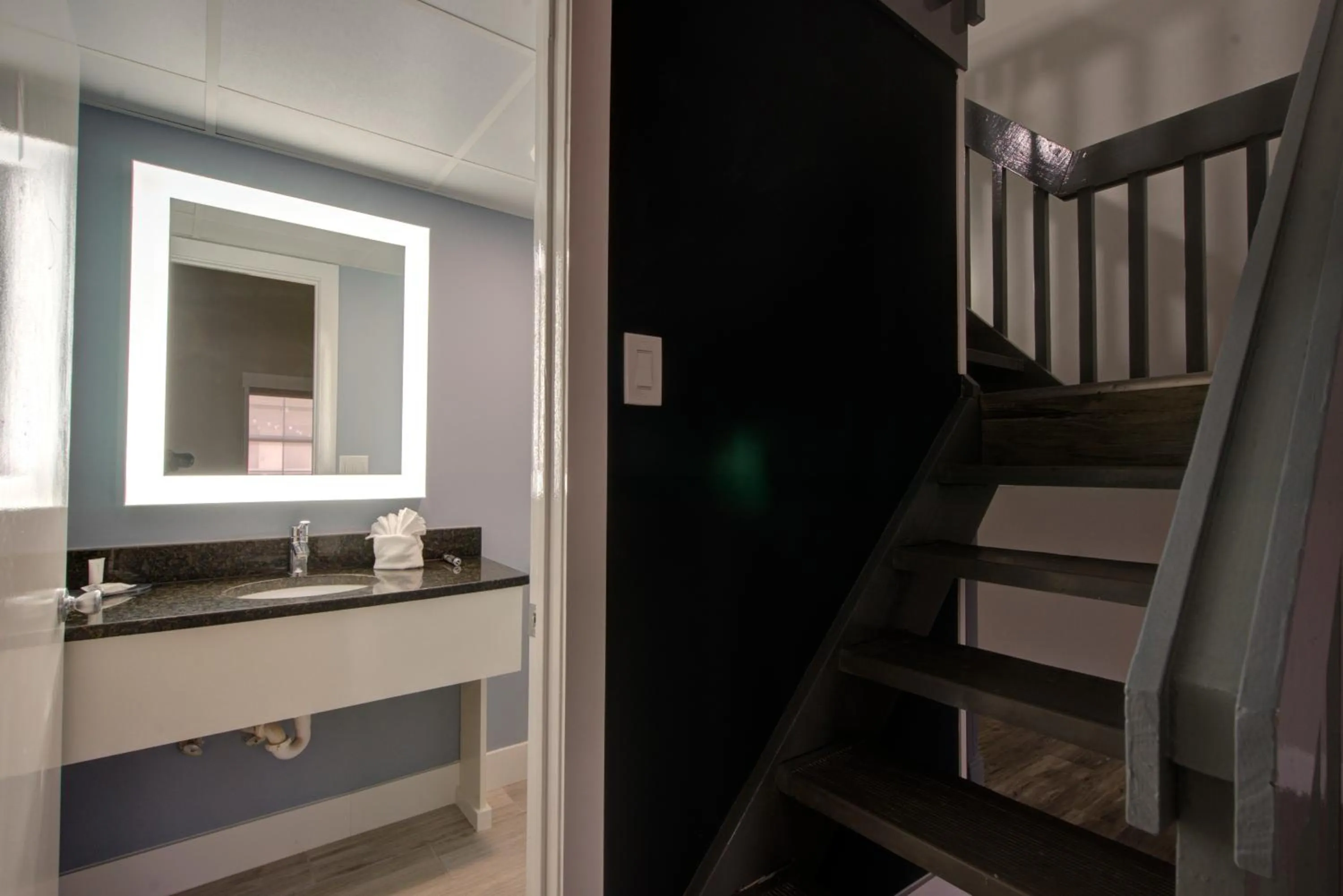 Bathroom in Clarion Pointe Tampa-Brandon Near Fairgrounds and Casino