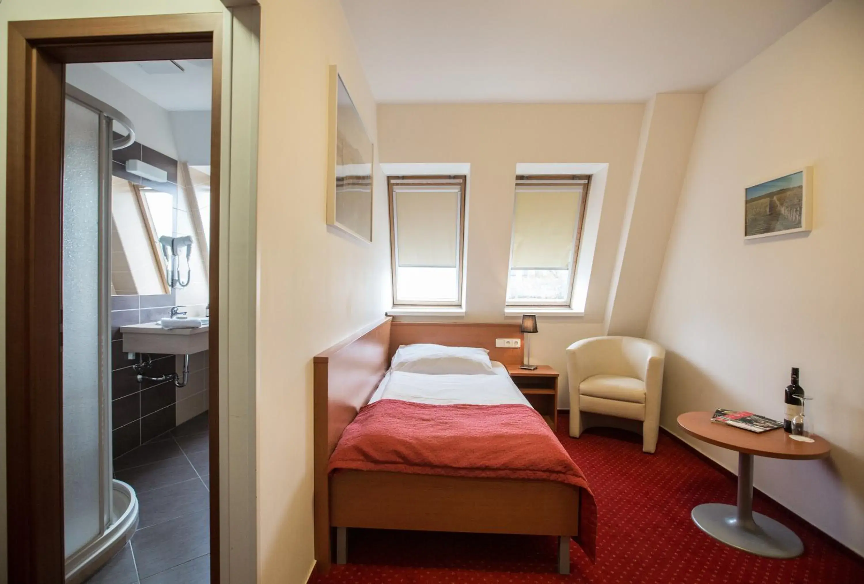 Standard Single Room with Wellness Access in Wine Wellness Hotel Amande Hustopeče Standard Single Room with Wellness Access in Wine Wellness Hotel Amande Hustopeče