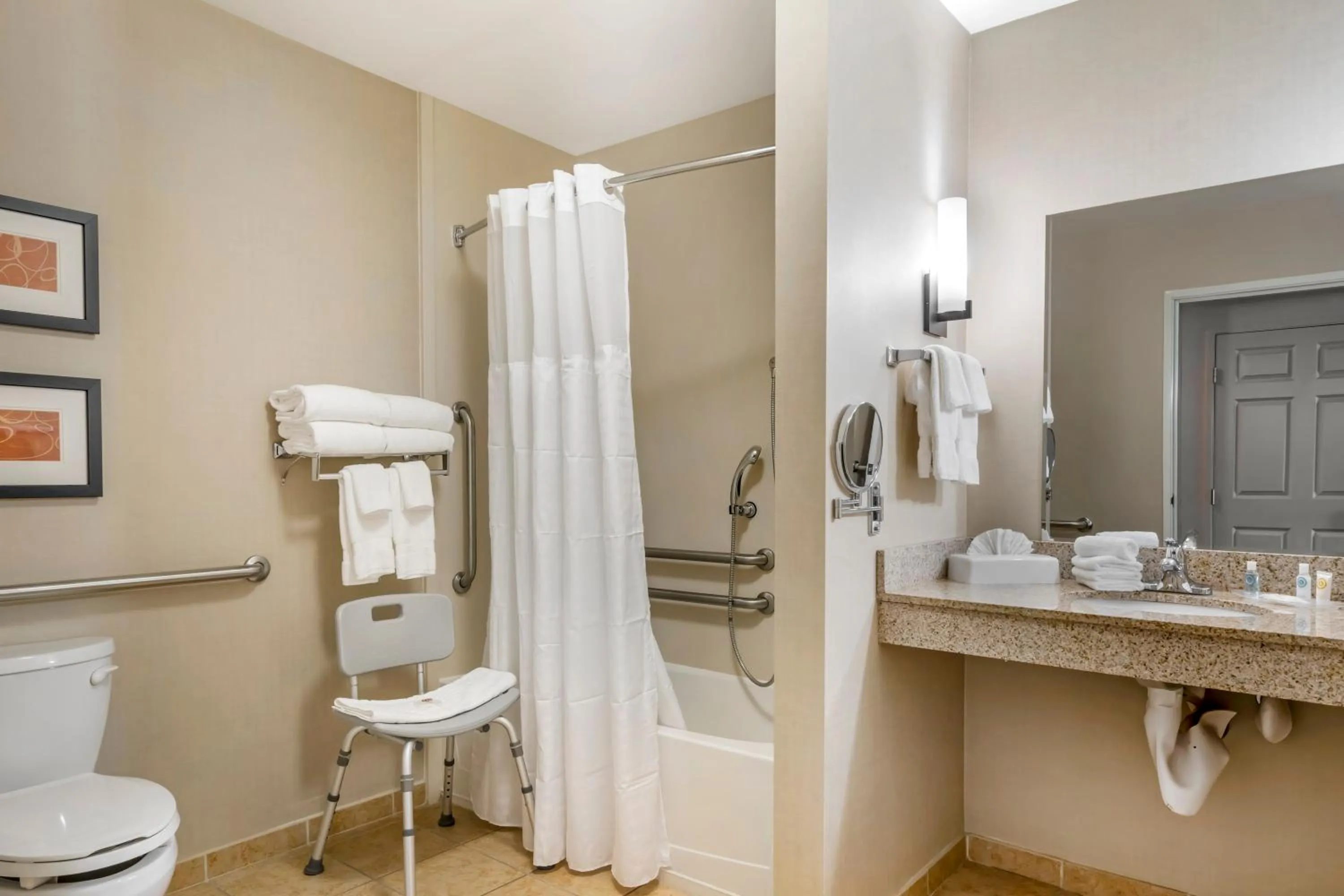 Bathroom in Comfort Suites Sarasota-Siesta Key