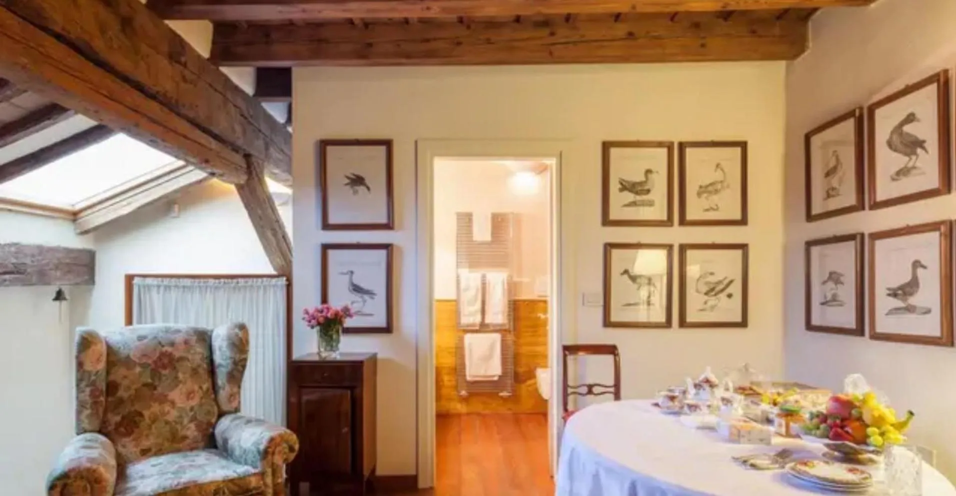 Seating area in B&B Palazzo Regaù