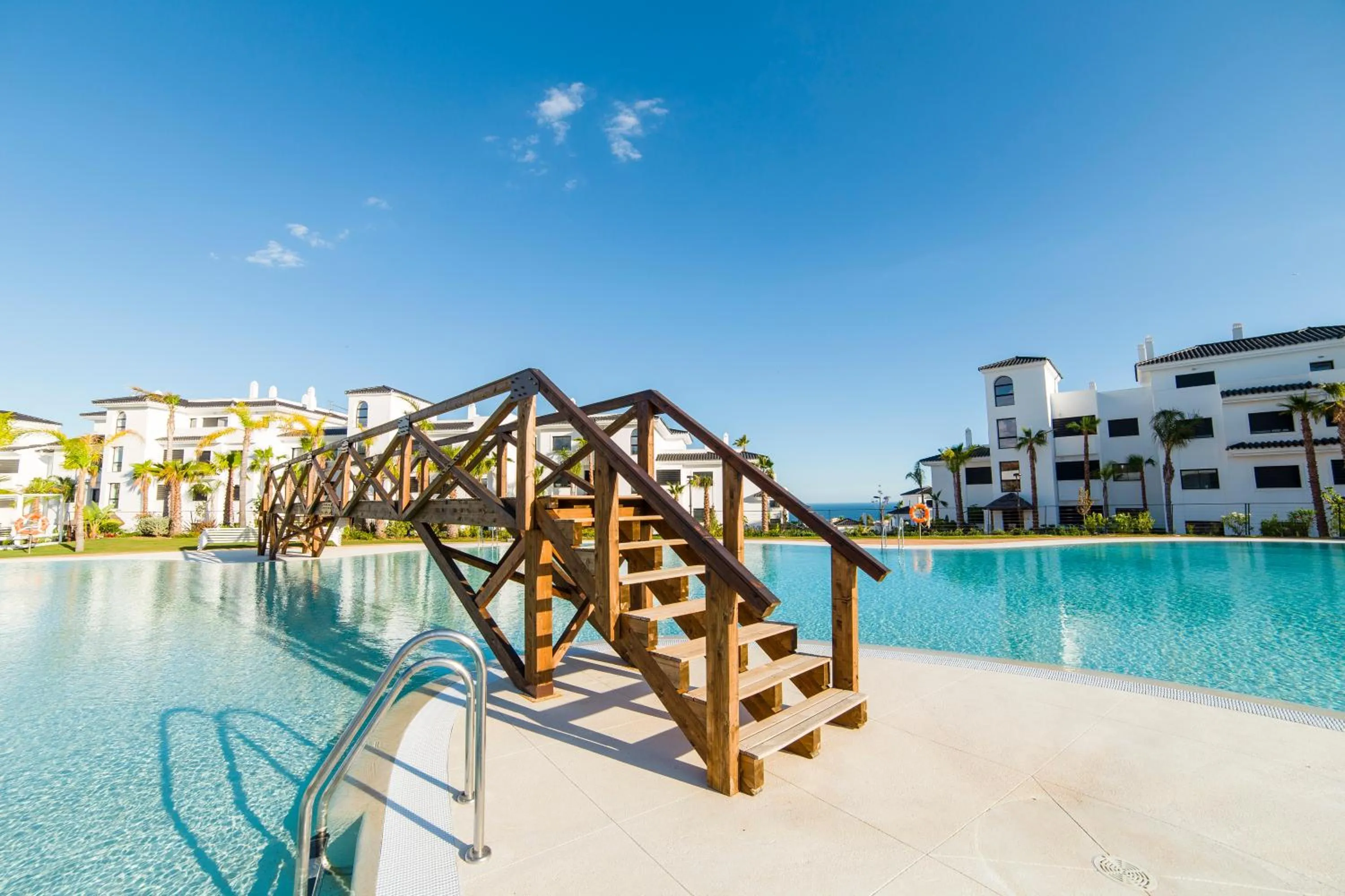 Pool view in Estepona Holiday Hills