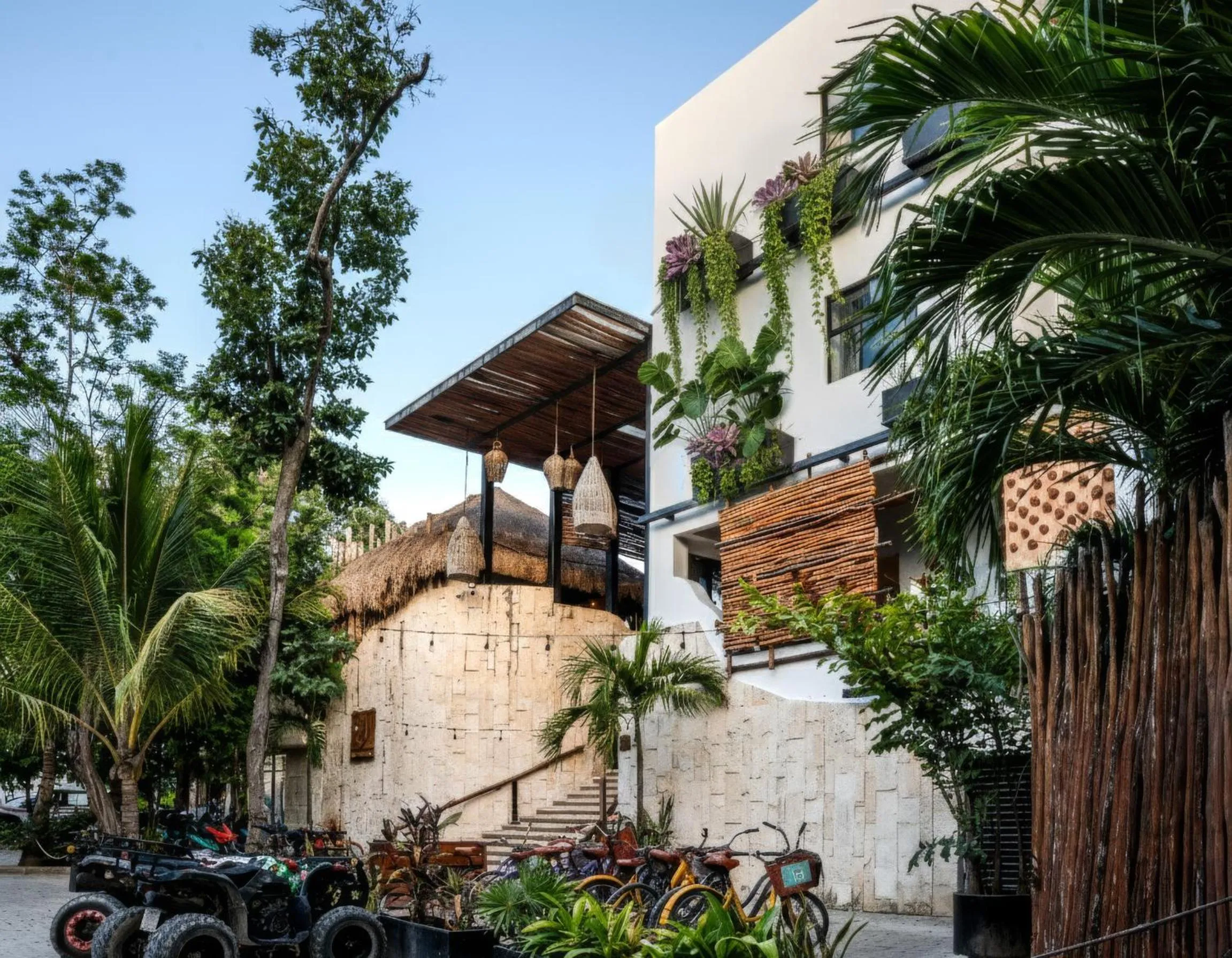 Property building in Mayan Monkey Tulum - Social Hotel