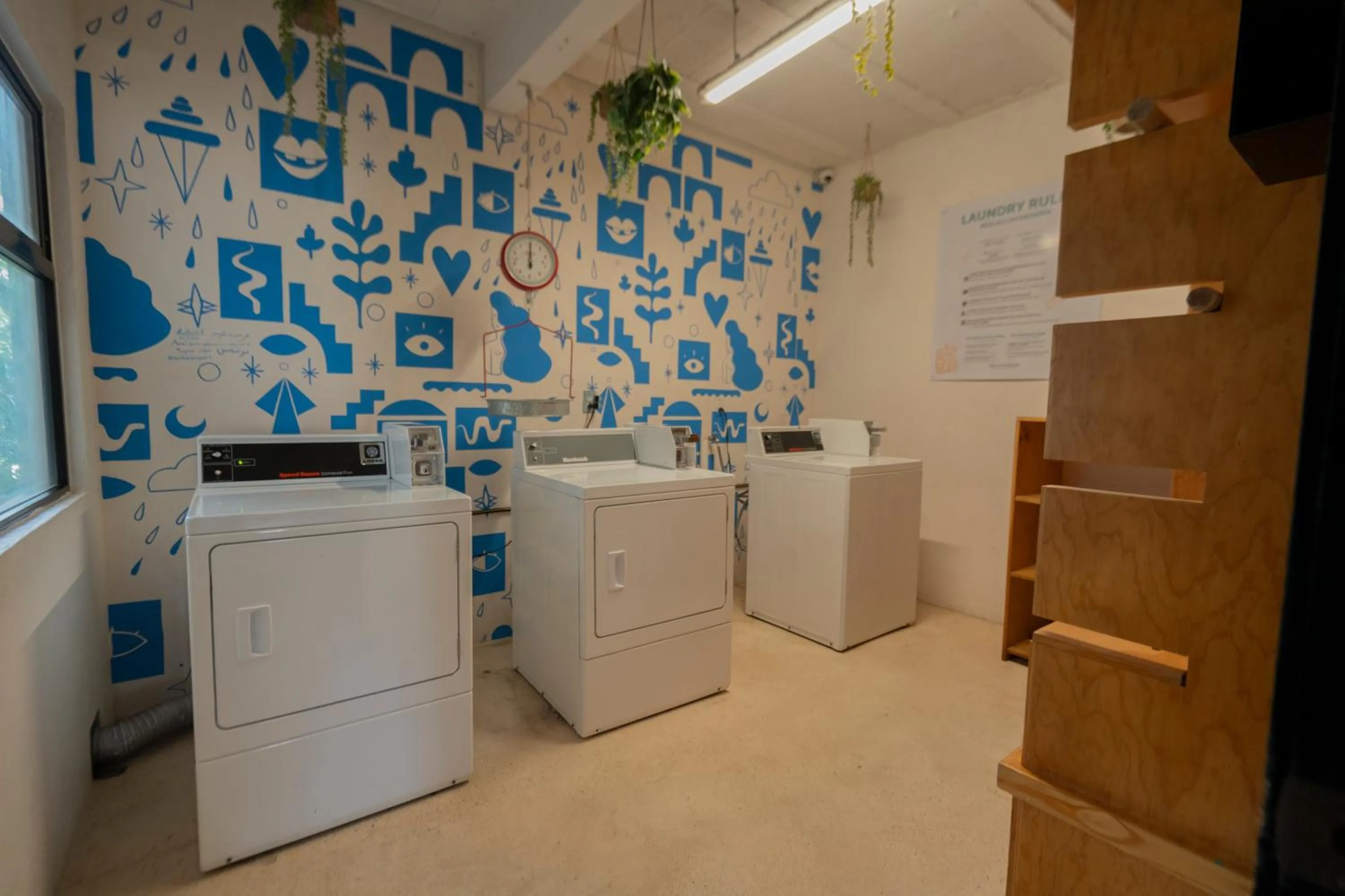 washing machine in Mayan Monkey Tulum - Social Hotel