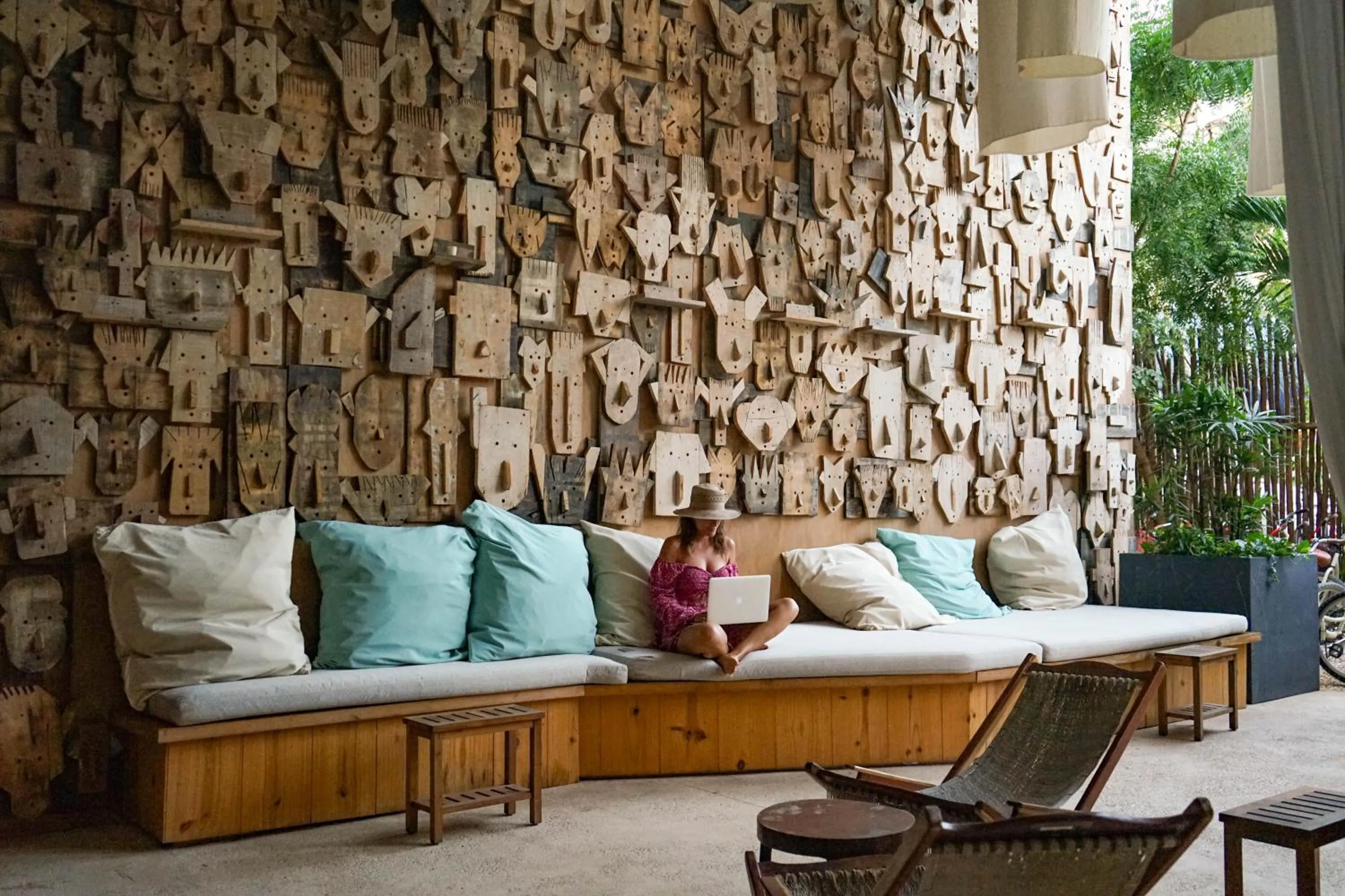 People in Mayan Monkey Tulum - Social Hotel