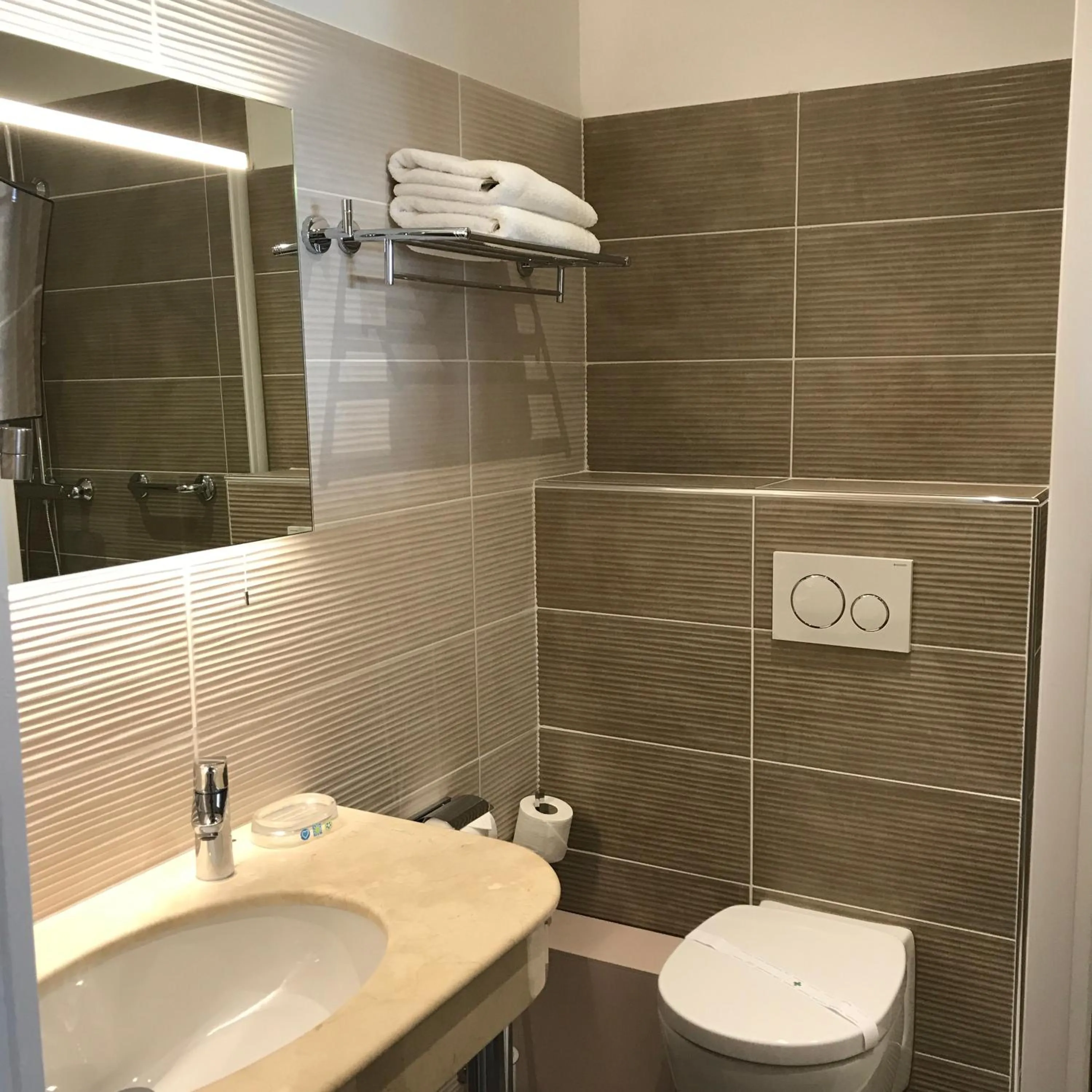 Bathroom in Grand Hotel Moriaz