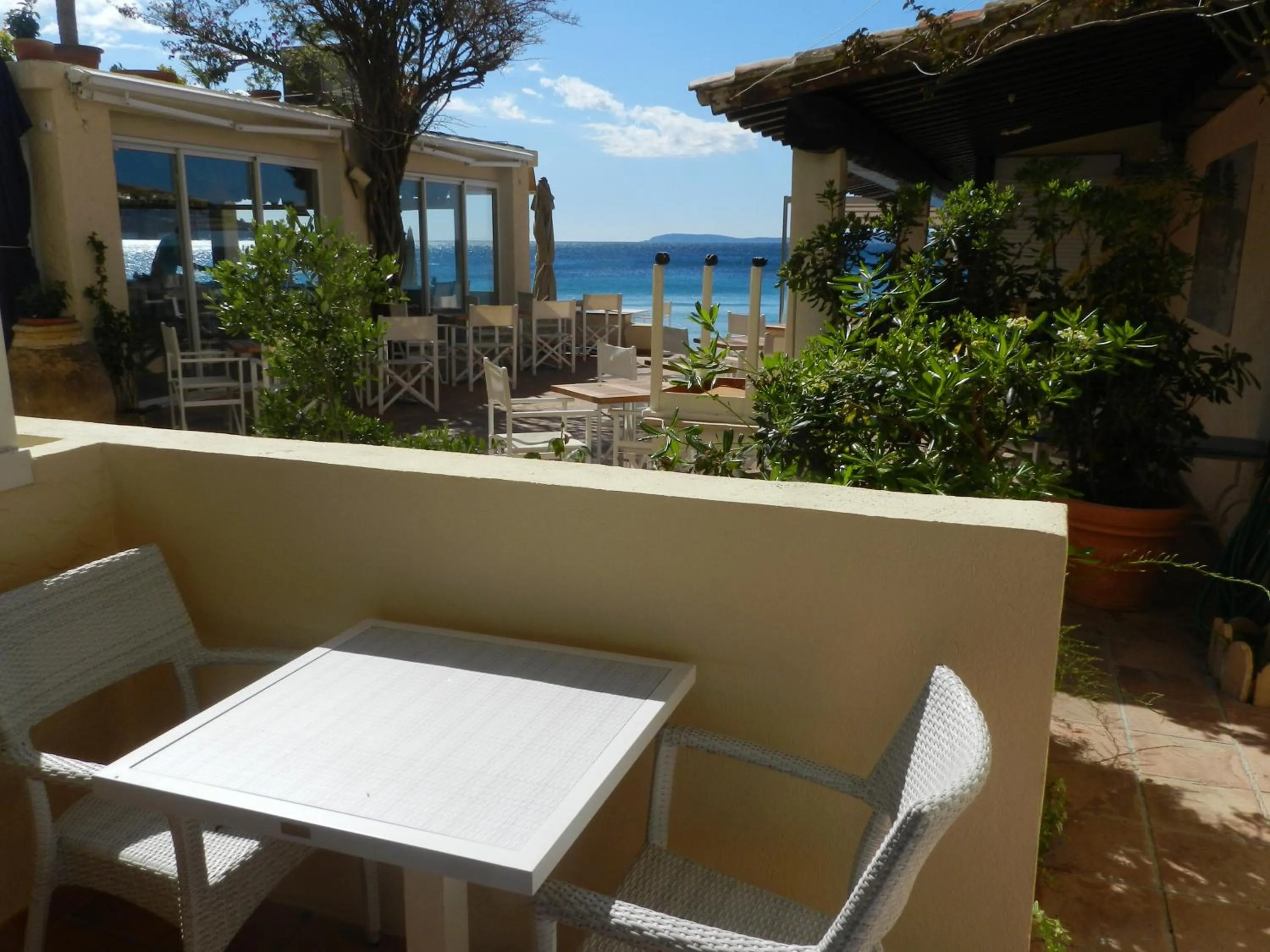 Patio in Grand Hotel Moriaz