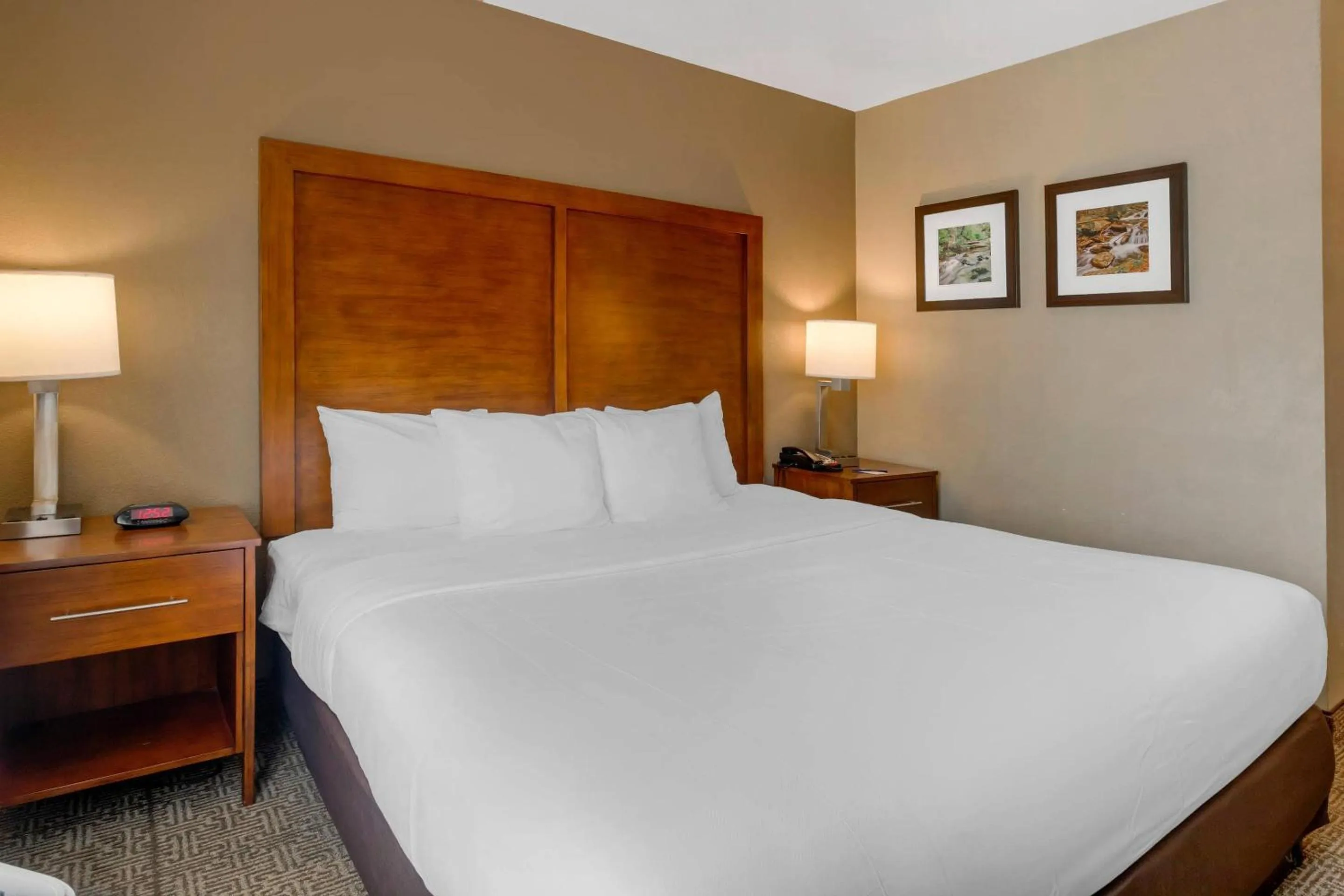 Bedroom, Bed in Comfort Inn & Suites Peachtree Corners - Norcross