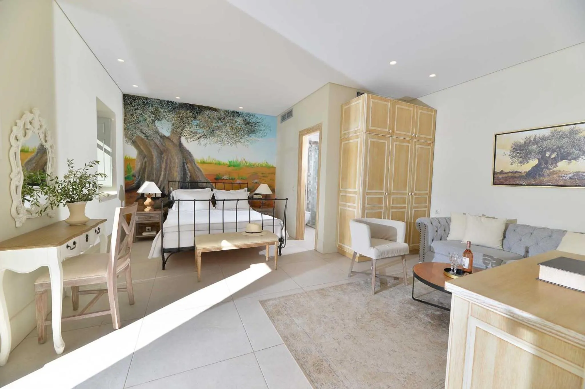 Seating area in Akrolithi Boutique Hotel & Suites