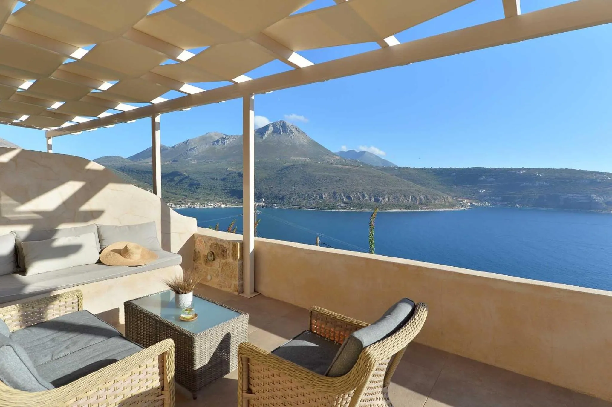 Balcony/Terrace in Akrolithi Boutique Hotel & Suites