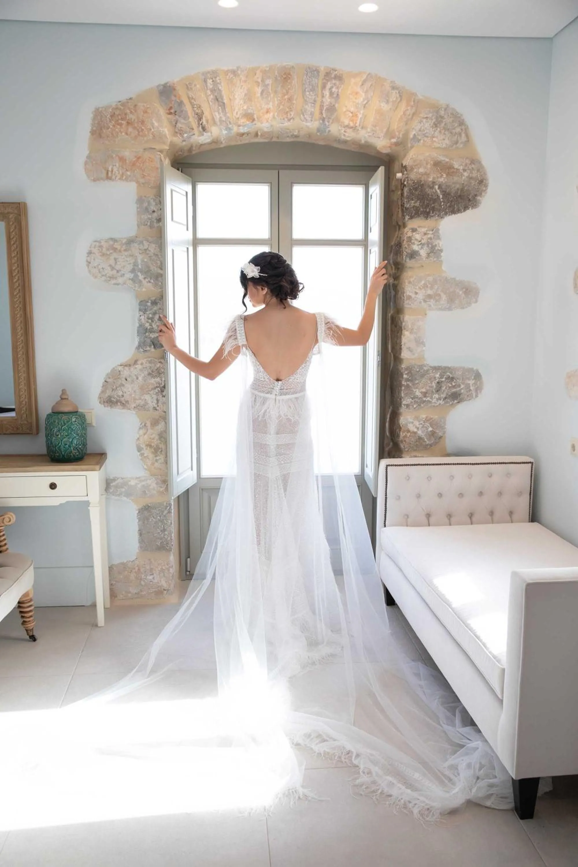 wedding, Bed in Akrolithi Boutique Hotel & Suites