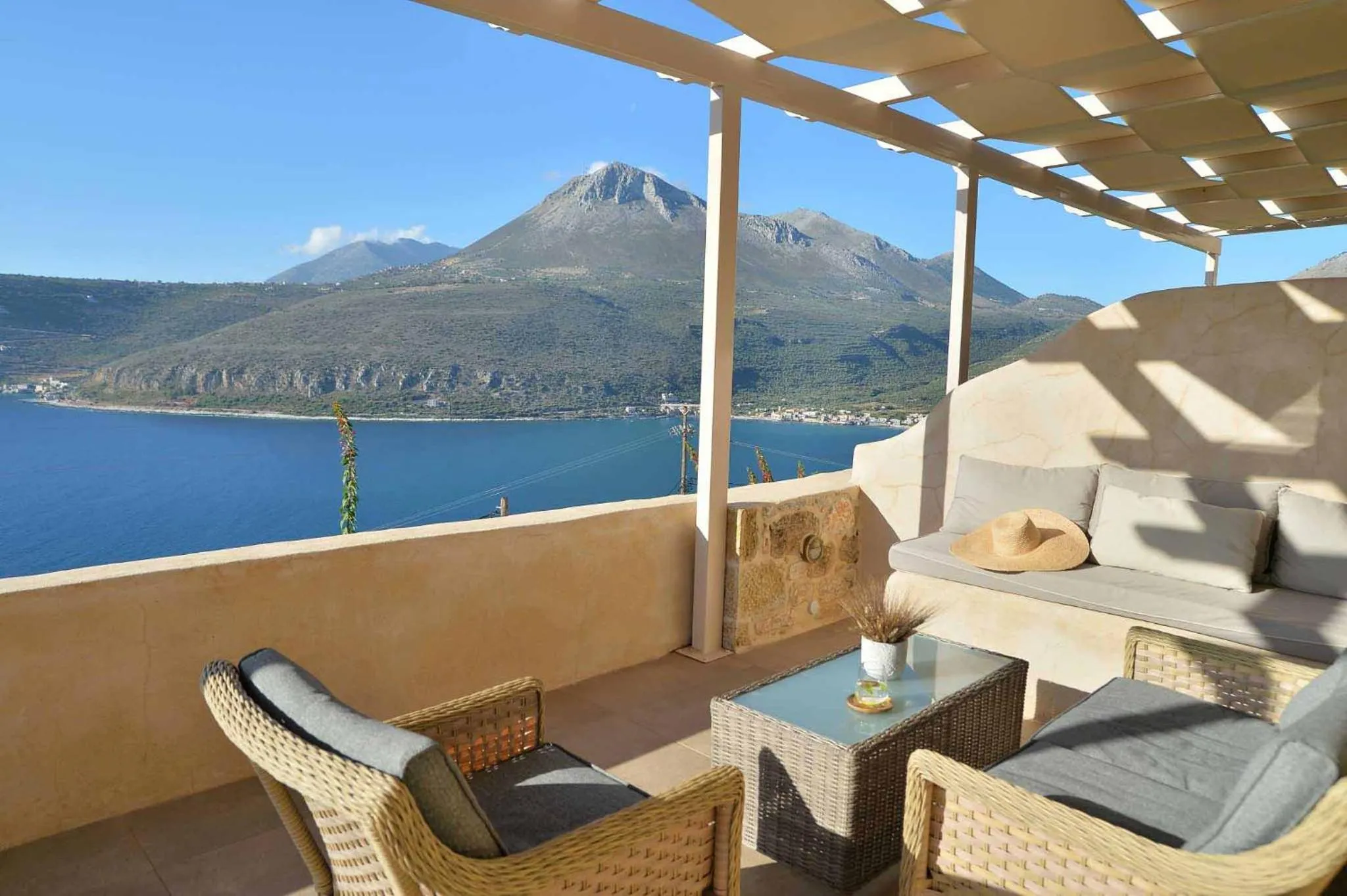 Balcony/Terrace in Akrolithi Boutique Hotel & Suites