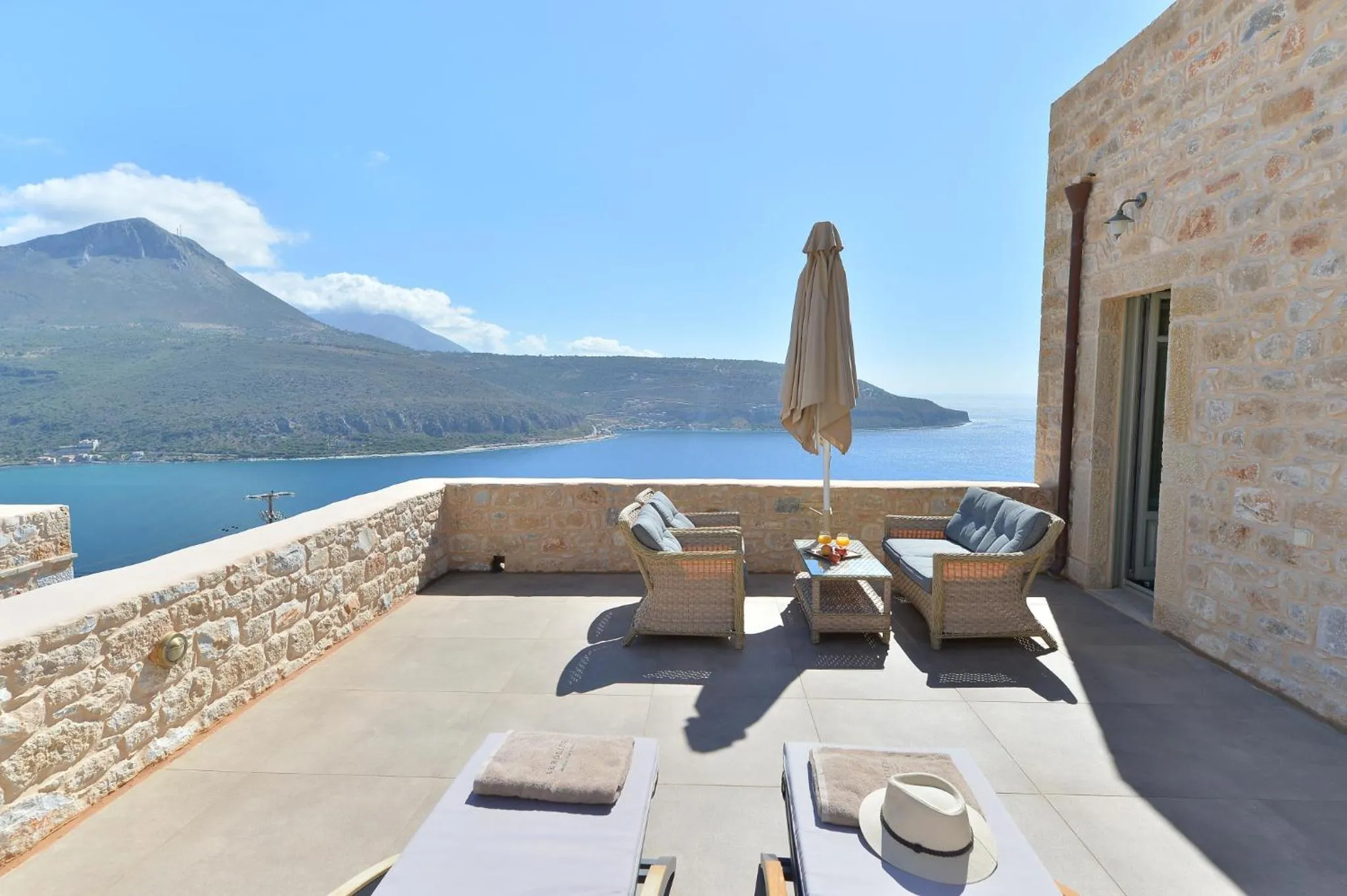 Patio in Akrolithi Boutique Hotel & Suites