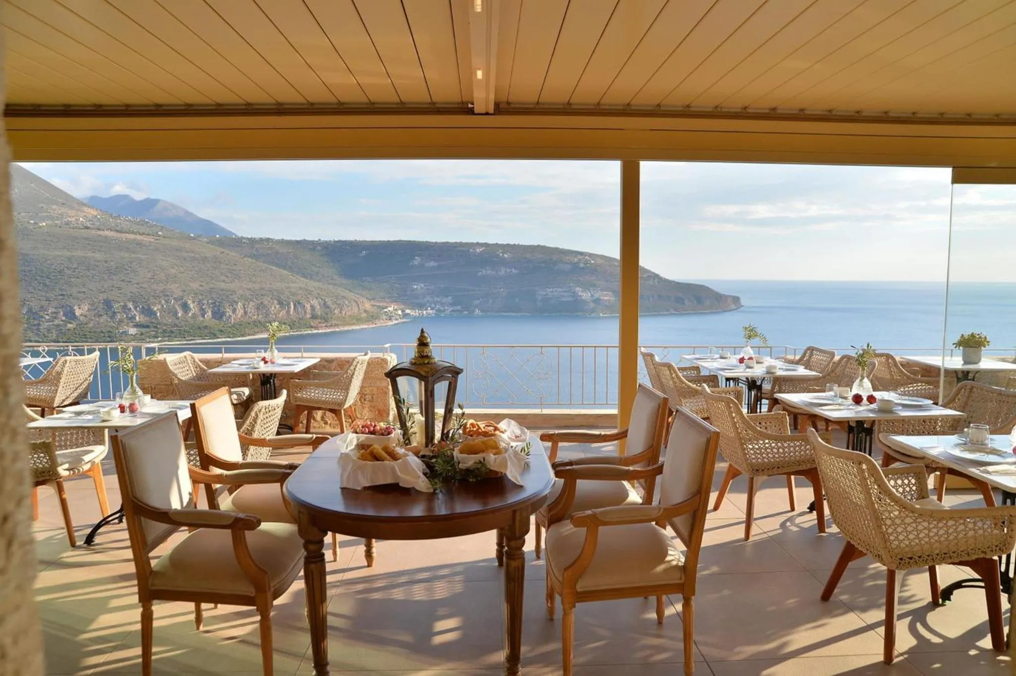 Balcony/Terrace in Akrolithi Boutique Hotel & Suites