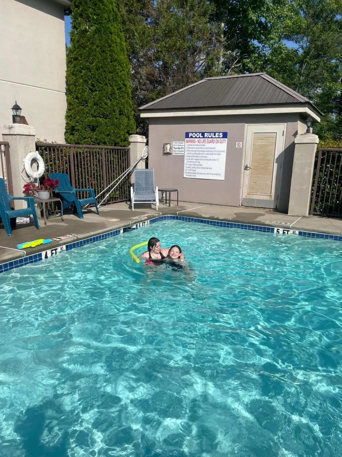 Pool view in Quality Inn & Suites Dawsonville