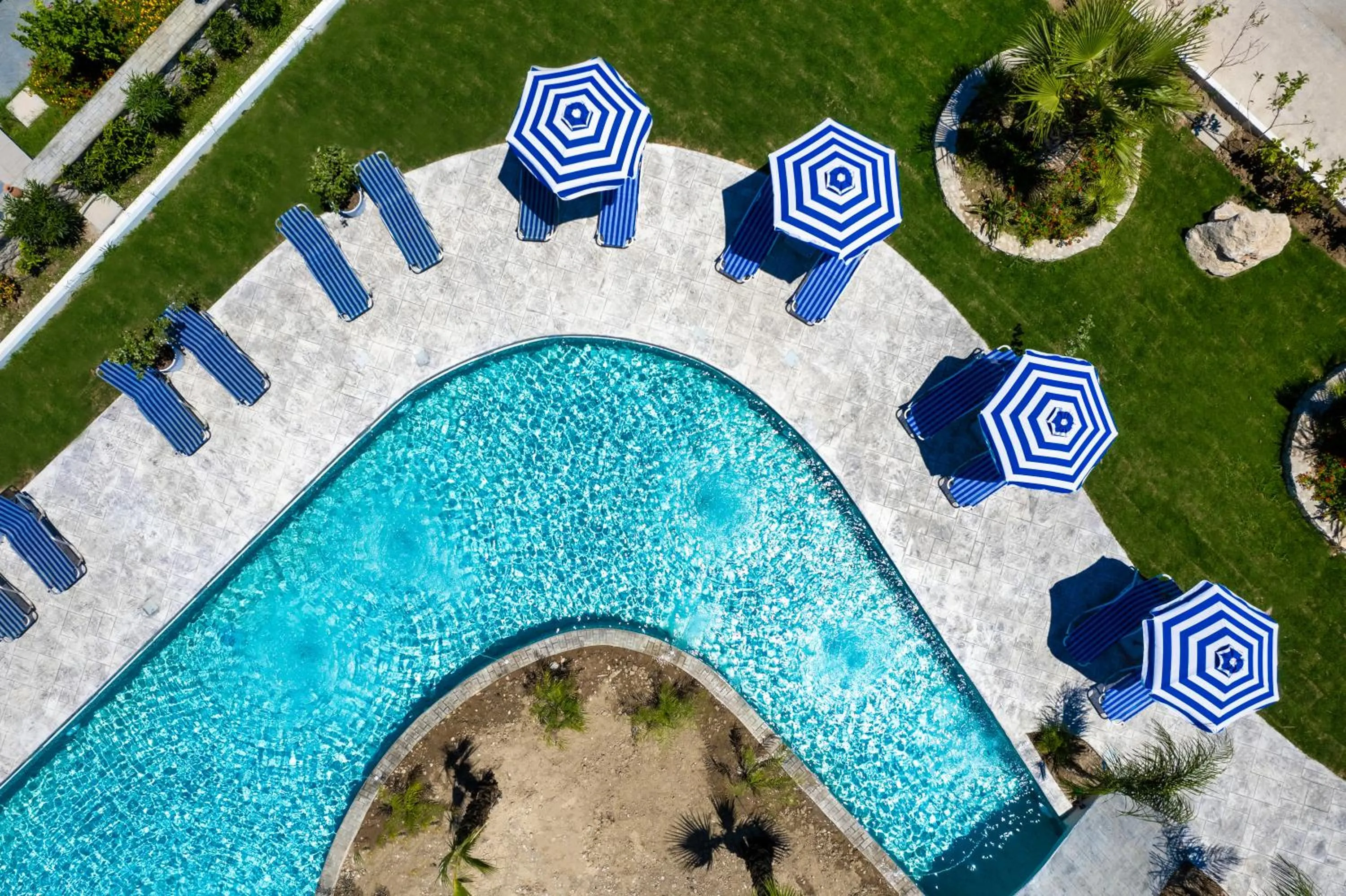 Pool view in Paradise Garden