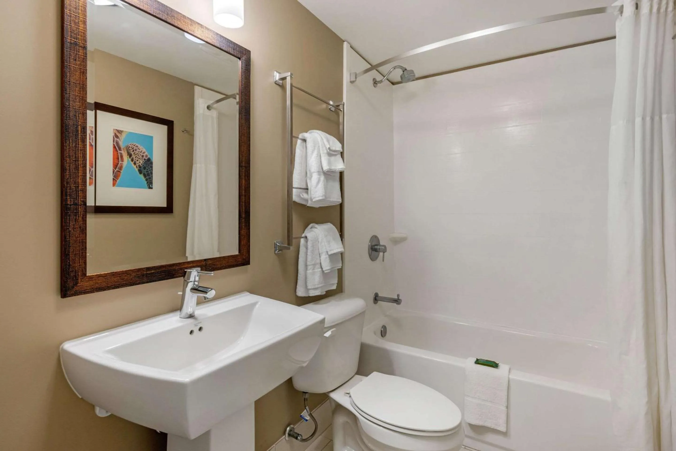 Toilet in Seafarer Inn & Suites, Ascend Hotel Collection
